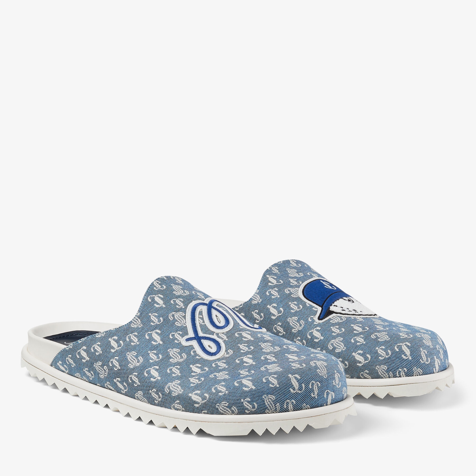 Jimmy Choo / Malbon Mule/M
Denim Monogram Mules - 2