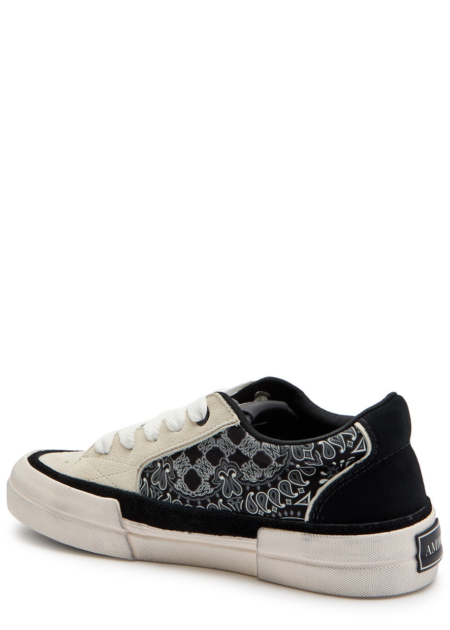 Amiri Sunset Skate Paisley-printed Suede Sneakers - 2