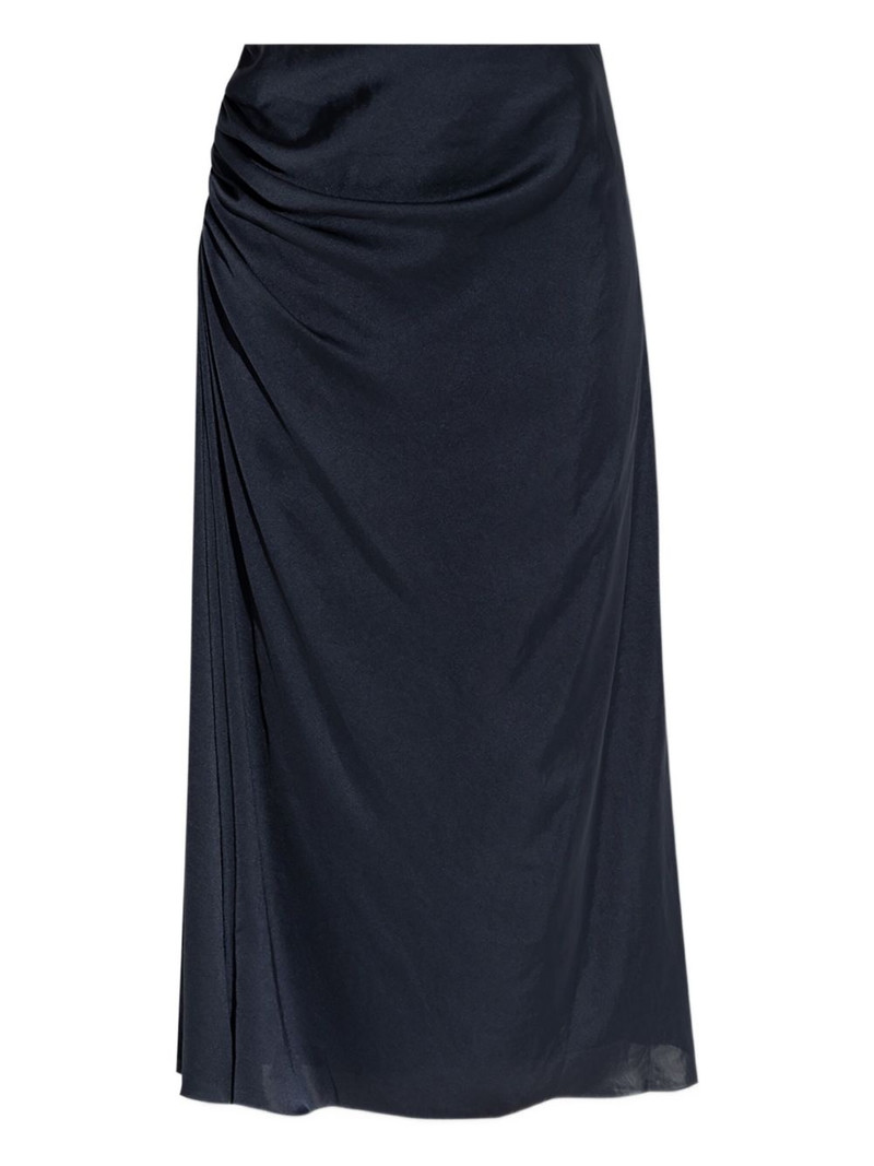 draped midi skirt 1