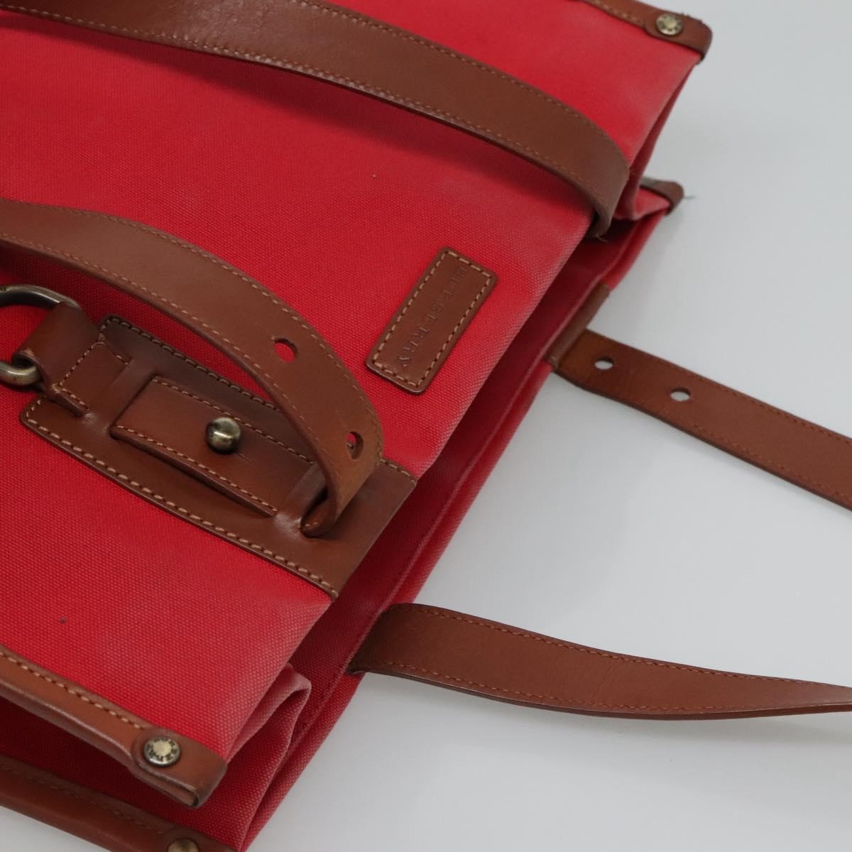 Burberry Tote Bag Canvas Red - 6