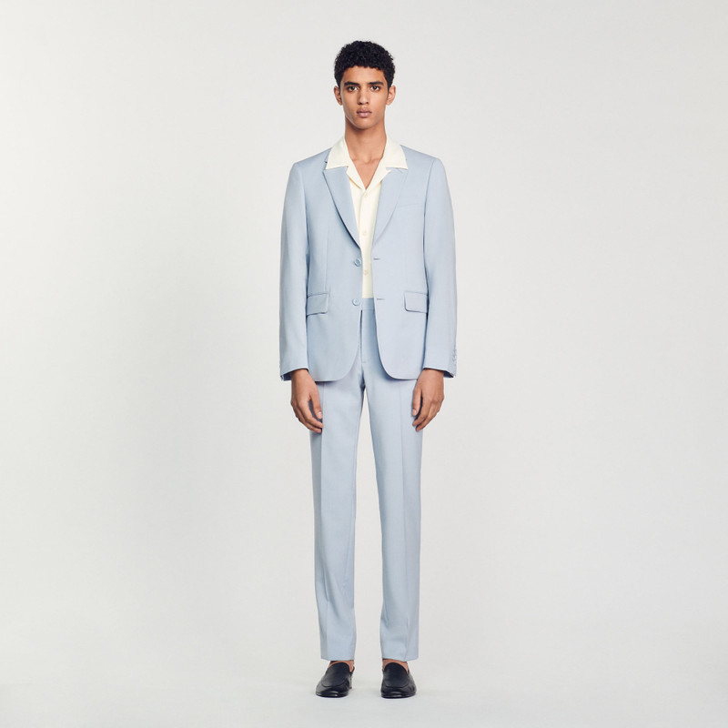 Sandro Virgin wool suit jacket outlook