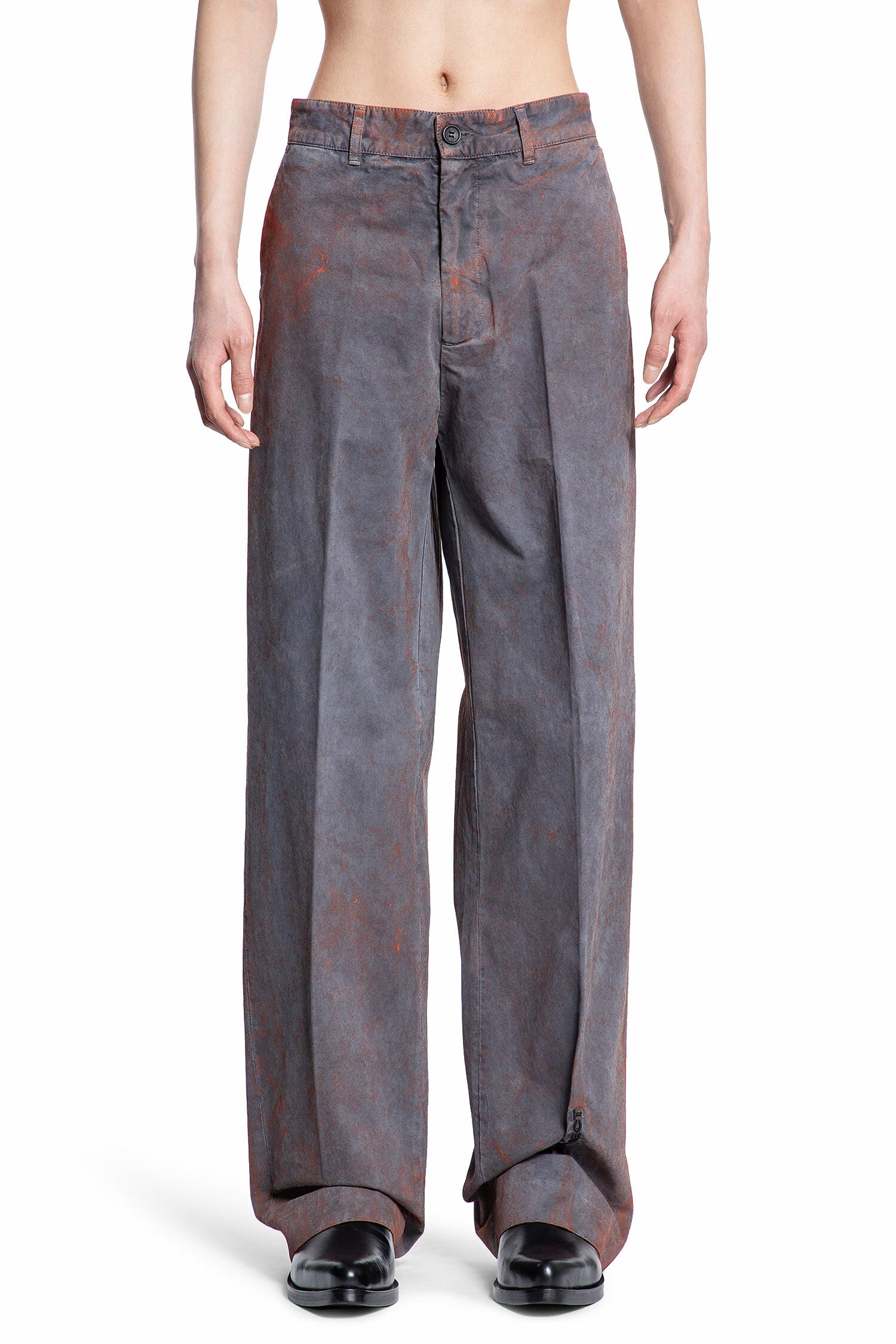 Y/PROJECT MAN GREY TROUSERS - 1