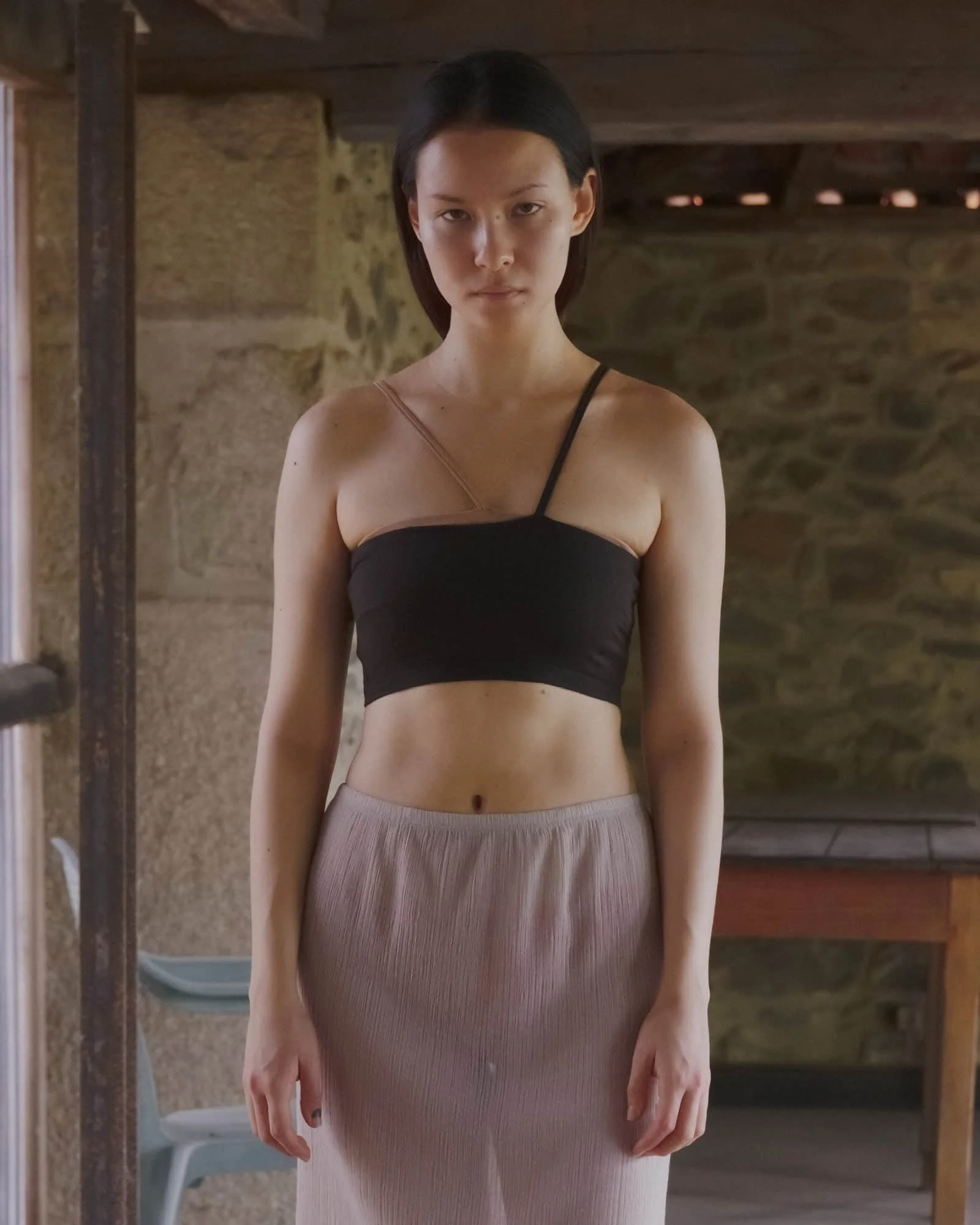 Nida One Strap Bra
- Bamboo Viscose - 1