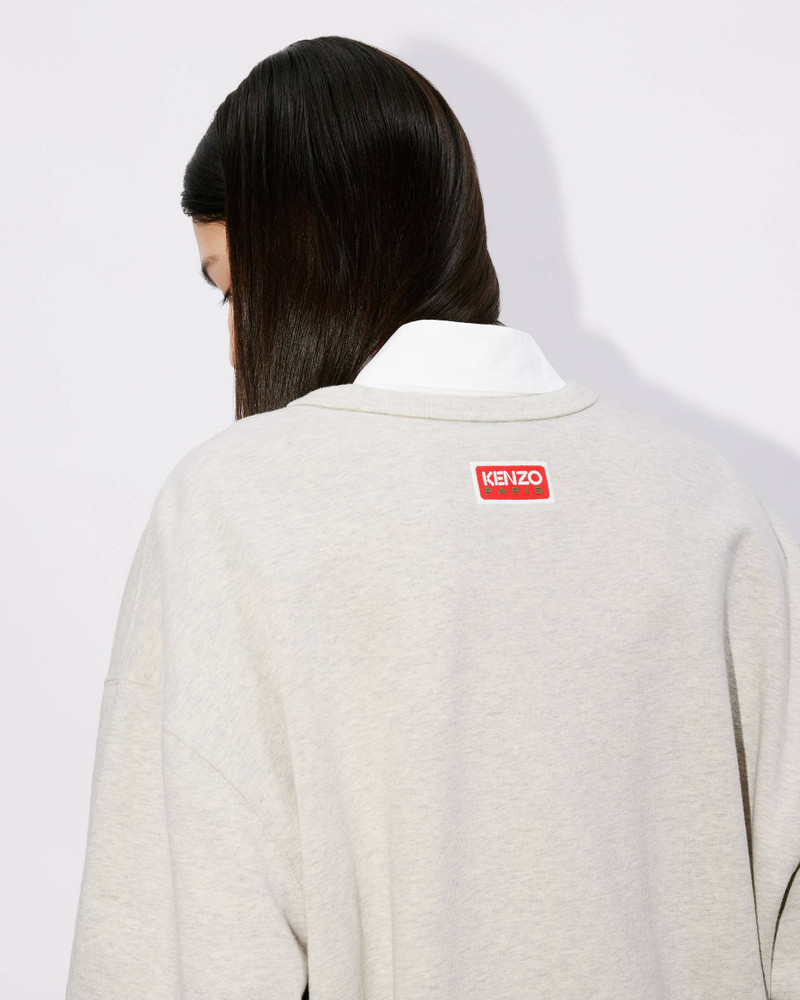 'KENZO Lucky Tiger' embroidered oversized genderless sweatshirt 15