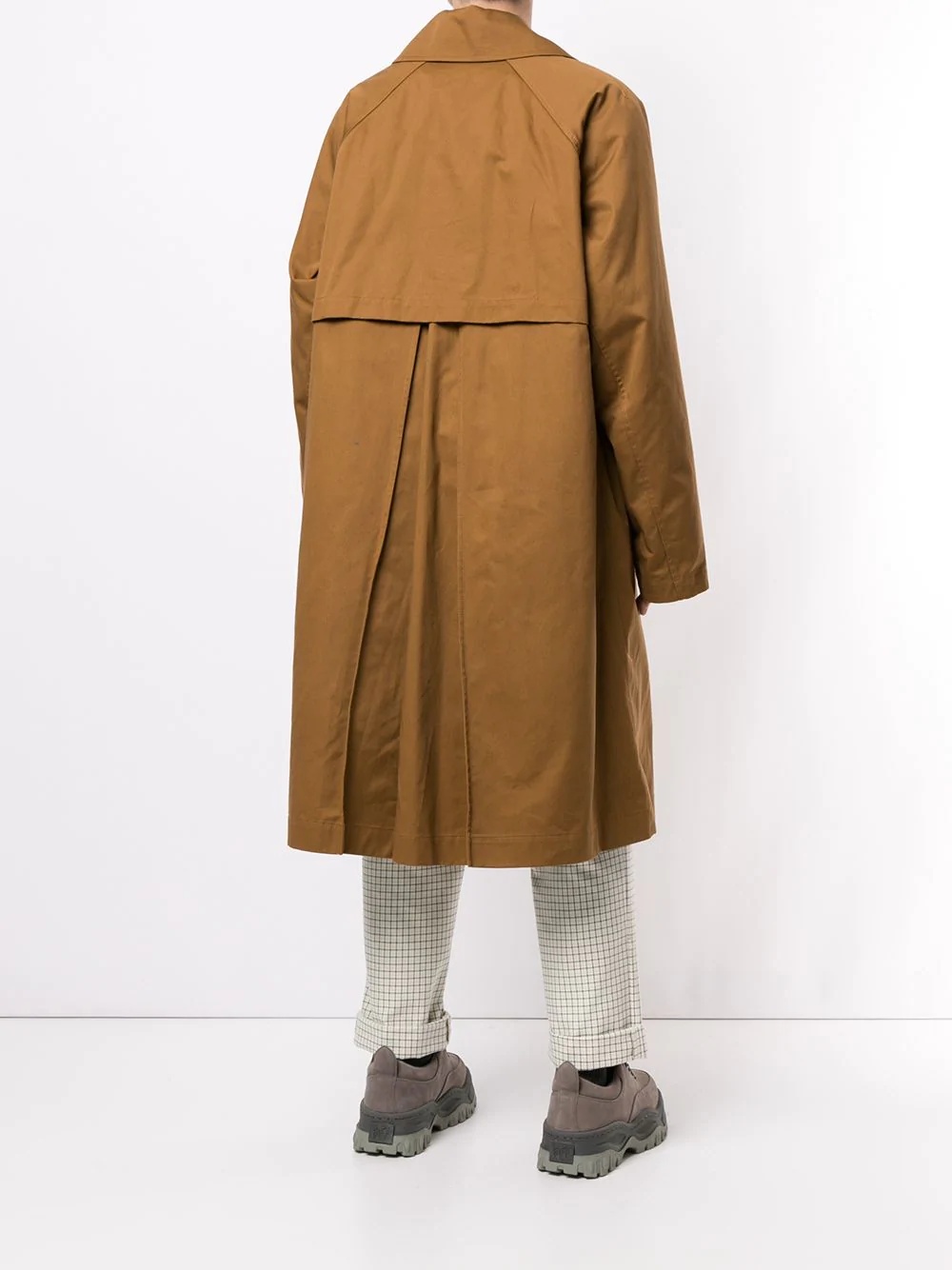 side-tie wrap coat - 4