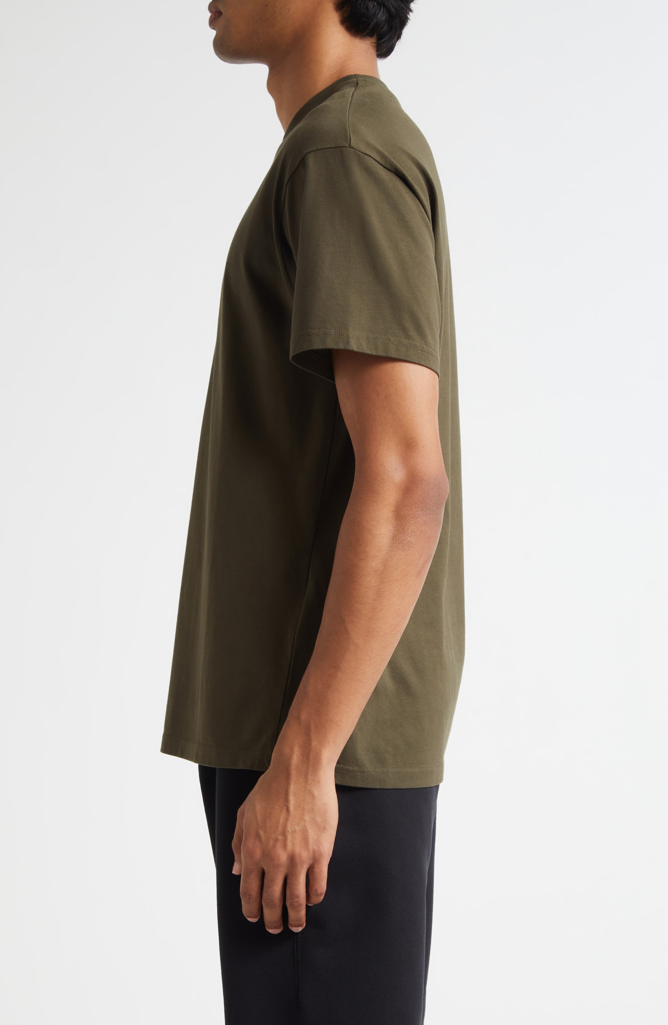 Givenchy Regular Fit Logo T-Shirt in Khaki at Nordstrom - 3