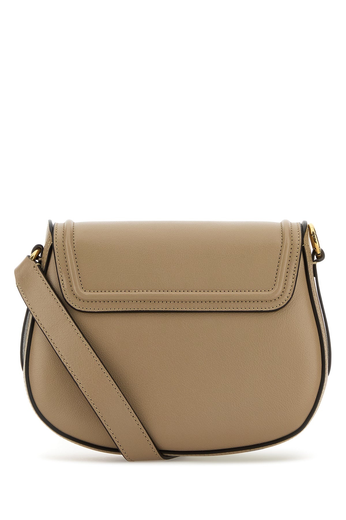 Cappuccino leather Horse Medal crossbody bag - 3