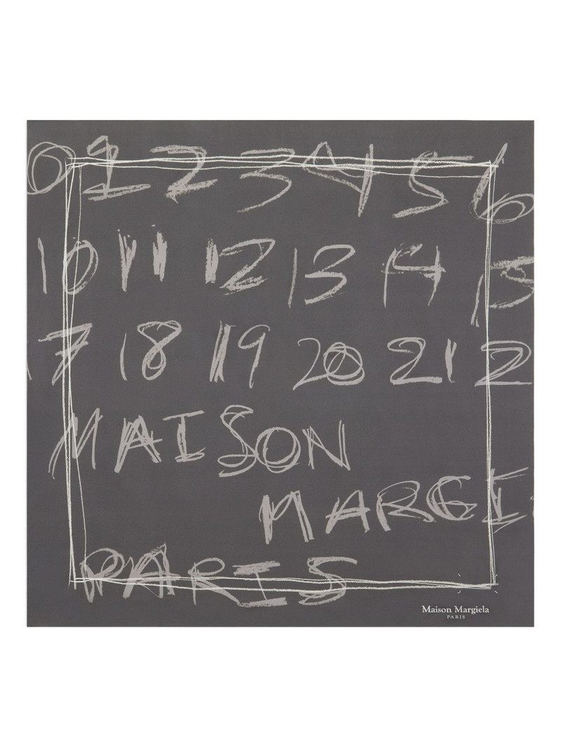 numbers-print neckerchief 1