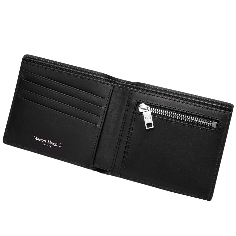 Maison Margiela Classic Grain Leather Billfold Coin Wallet - 3