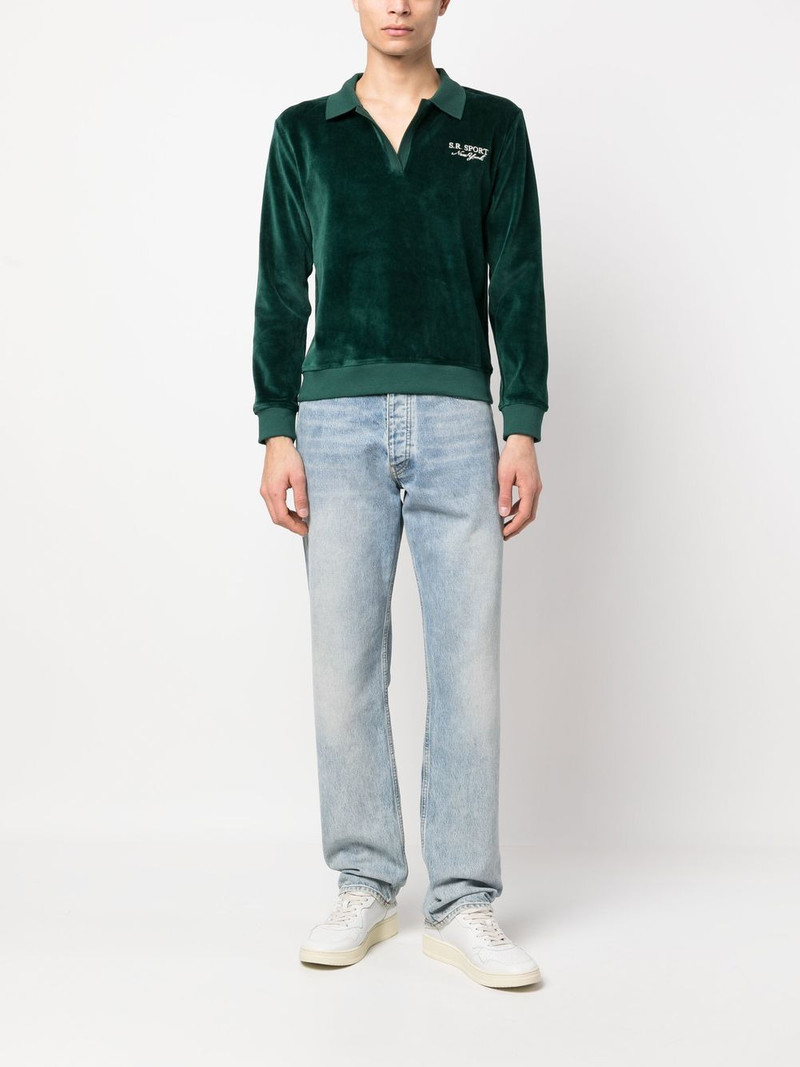 Sporty & Rich logo-embroidered polo shirt outlook