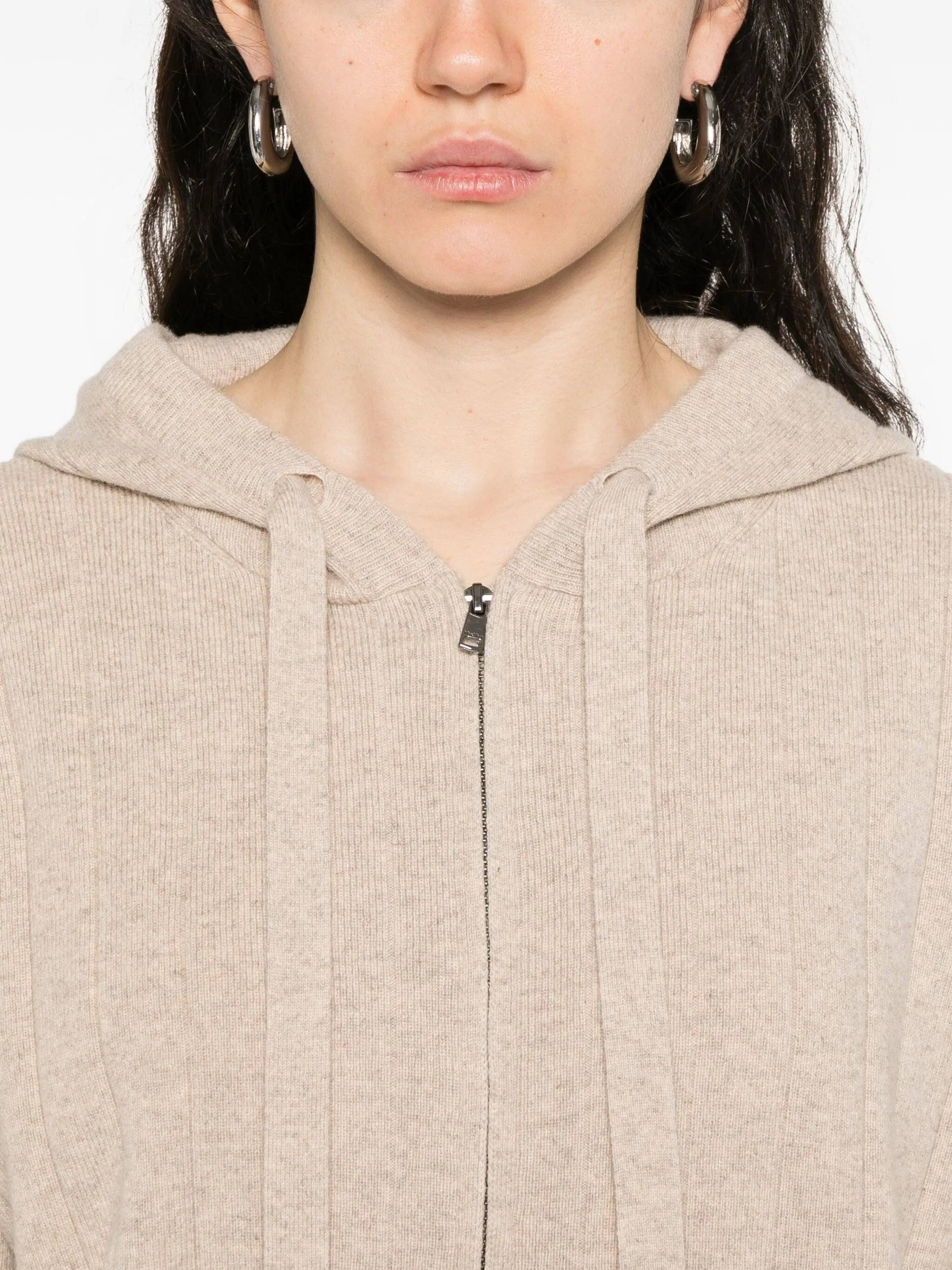 Max Mara Ribbed Knit Hoodie - 5