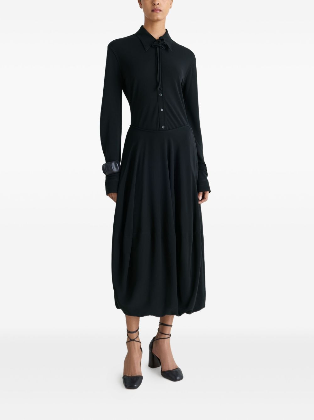 balloon midi skirt - 2