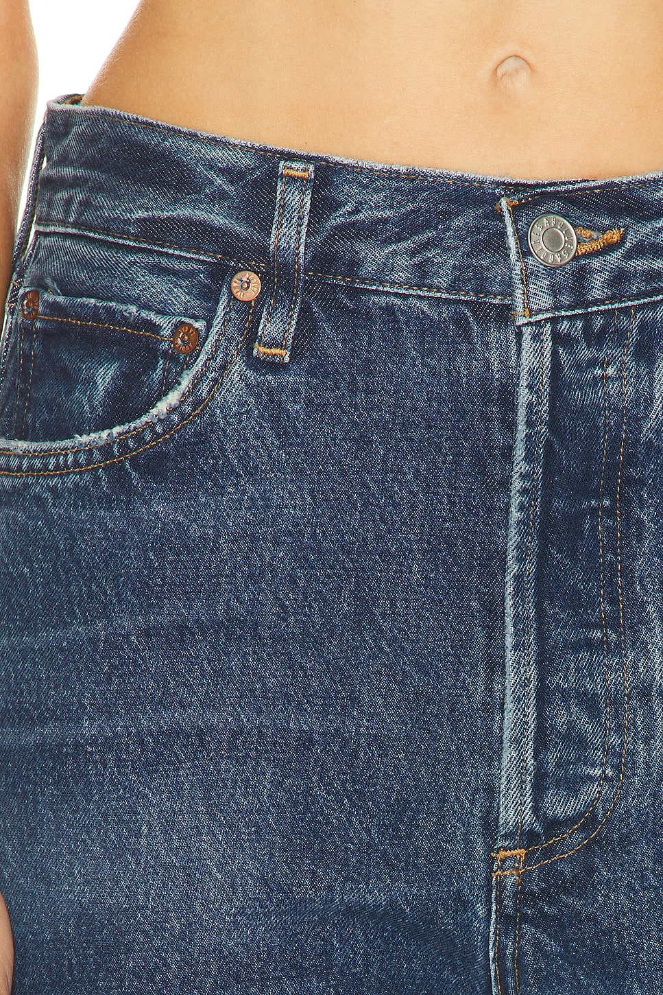 90s Mid Rise Loose Fit Jeans - 6