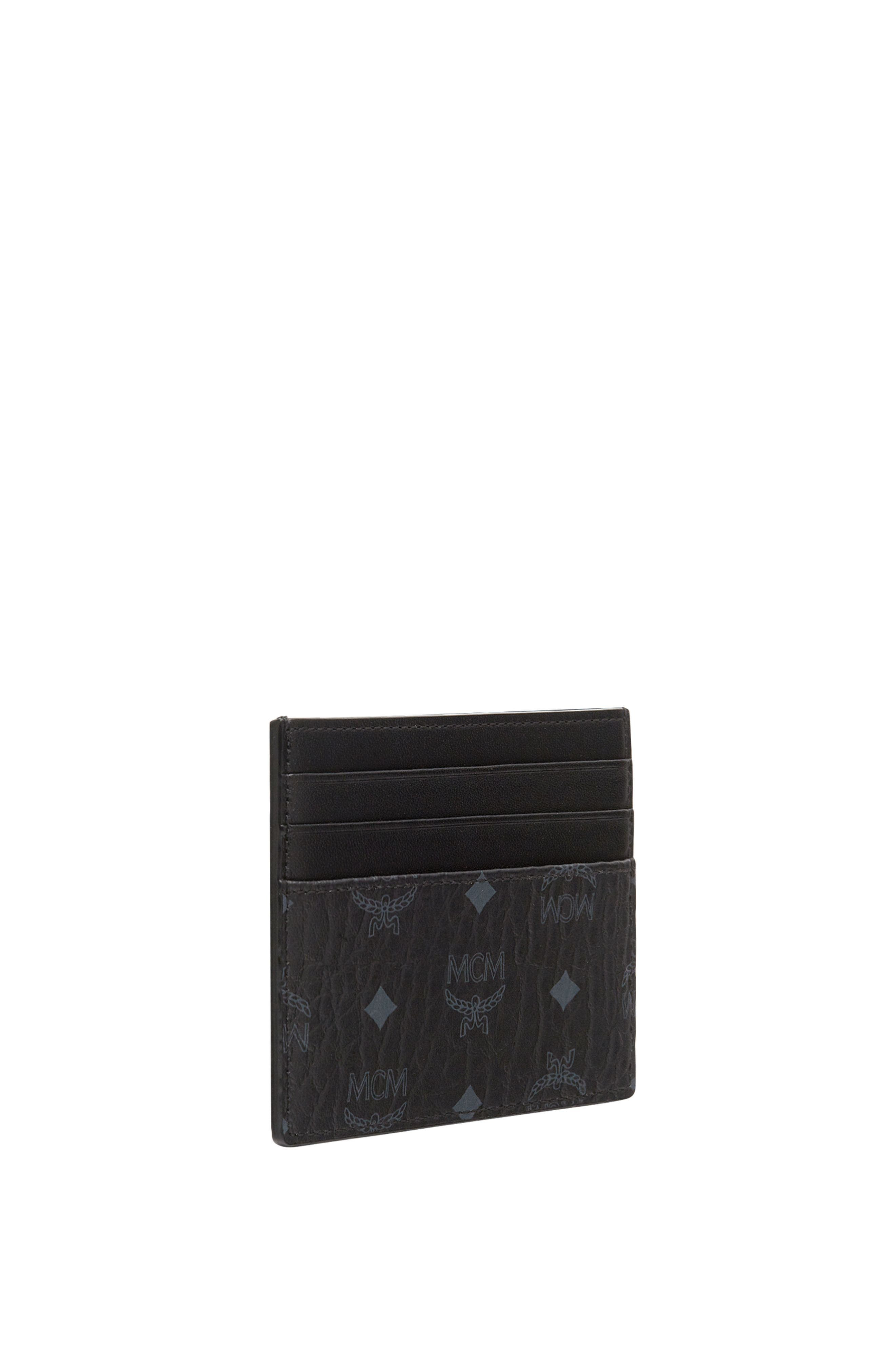 MCM Money Clip Card Case in Visetos Original in Black at Nordstrom - 2