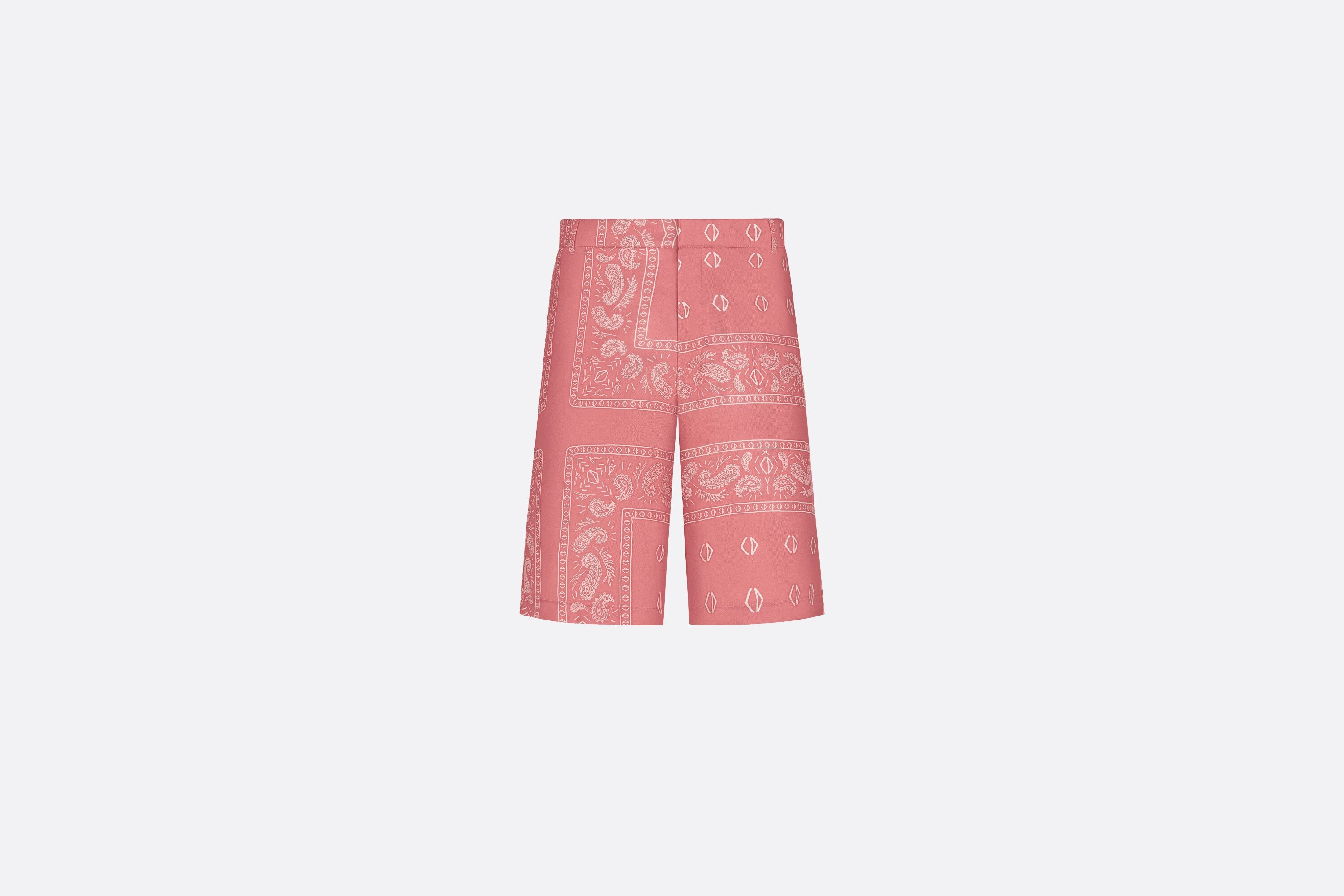 Bermuda Shorts with Bandana Motif - 1