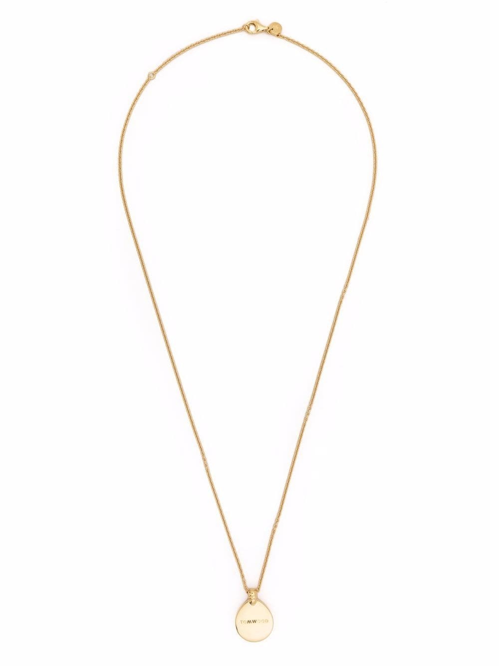logo pendant necklace - 3