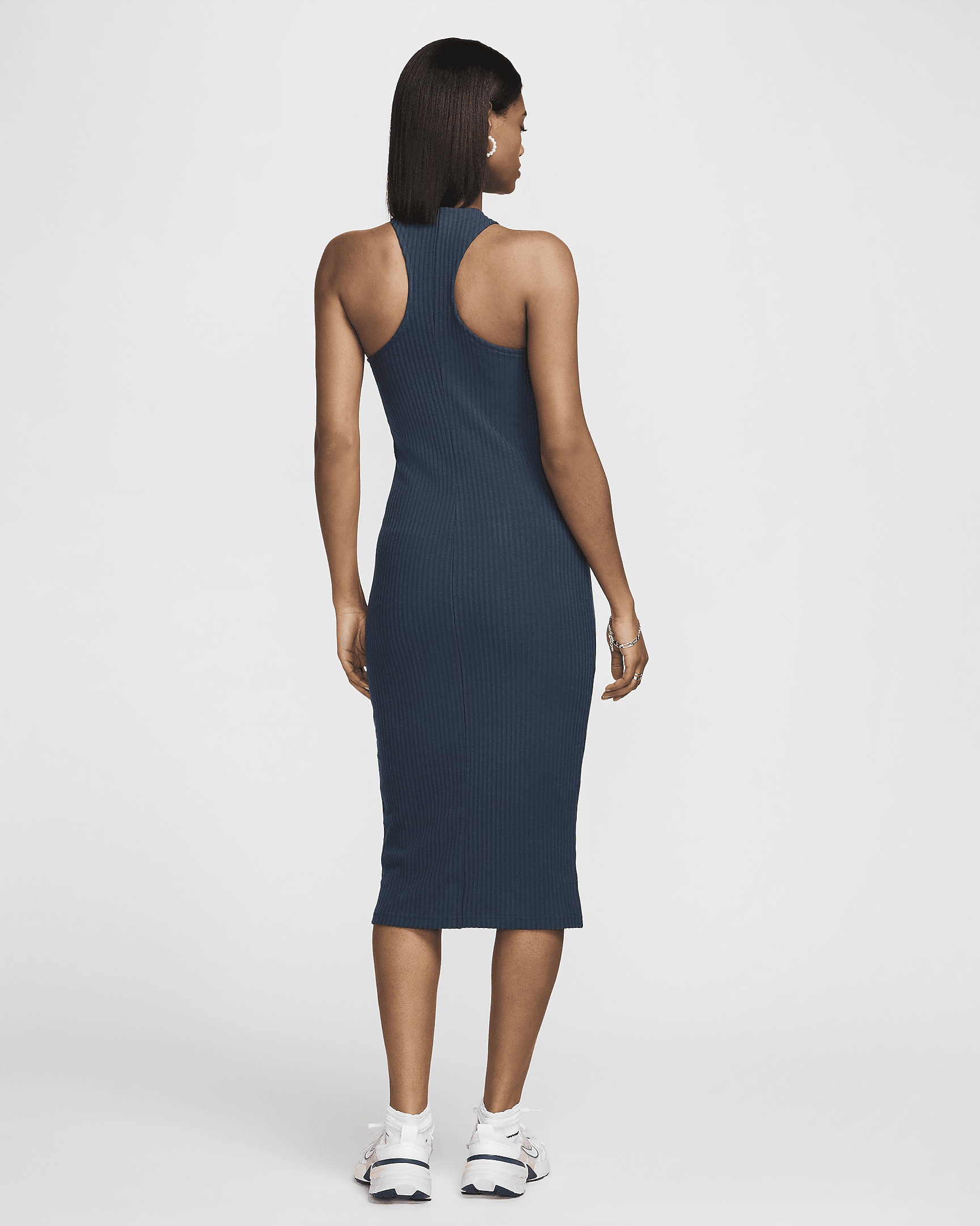 Nike Sportswear Chill Rib Women's Slim Sleeveless Midi Dress - 2