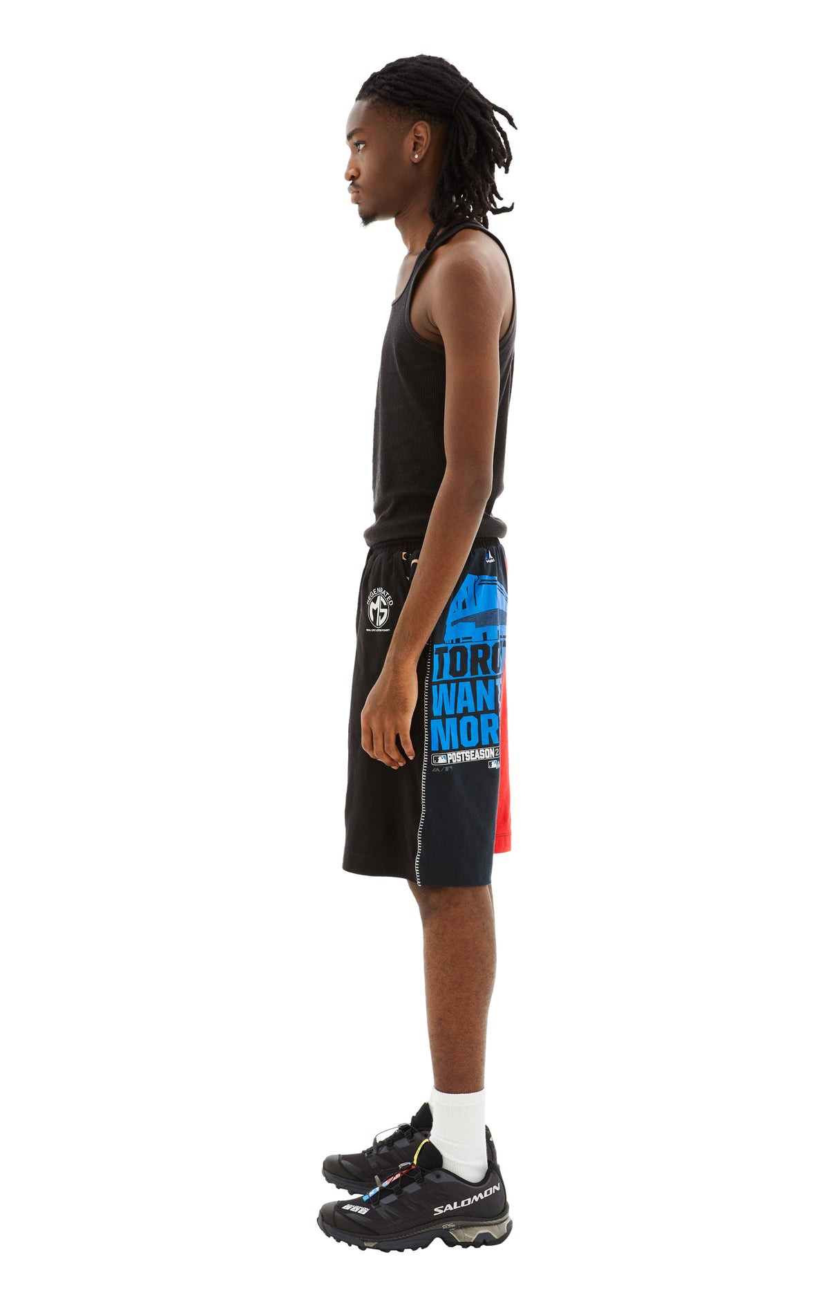 REGENERATED GRAPHIC T-SHIRT BERMUDAS (RED/BLACK) - 2