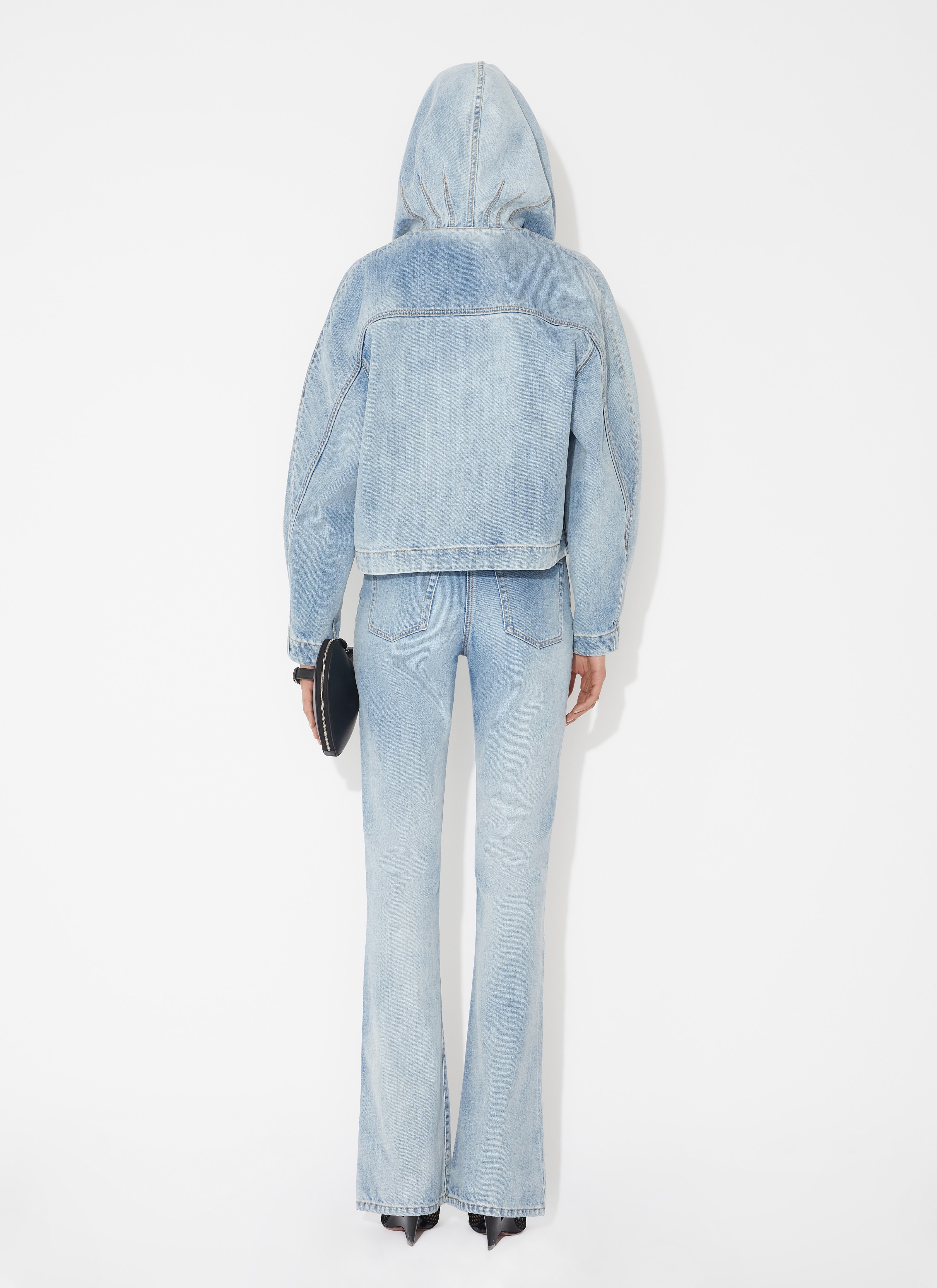 LONG BOOTCUT DENIM PANT - 3