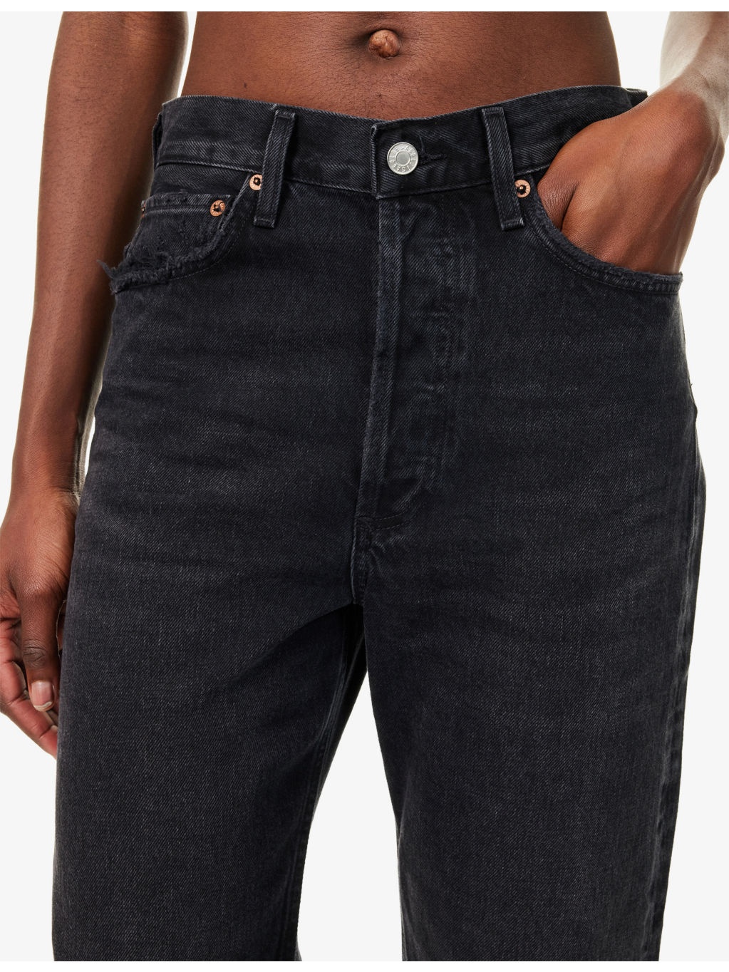 90's Mid-Rise Loose-Fit Denim Jeans - 5
