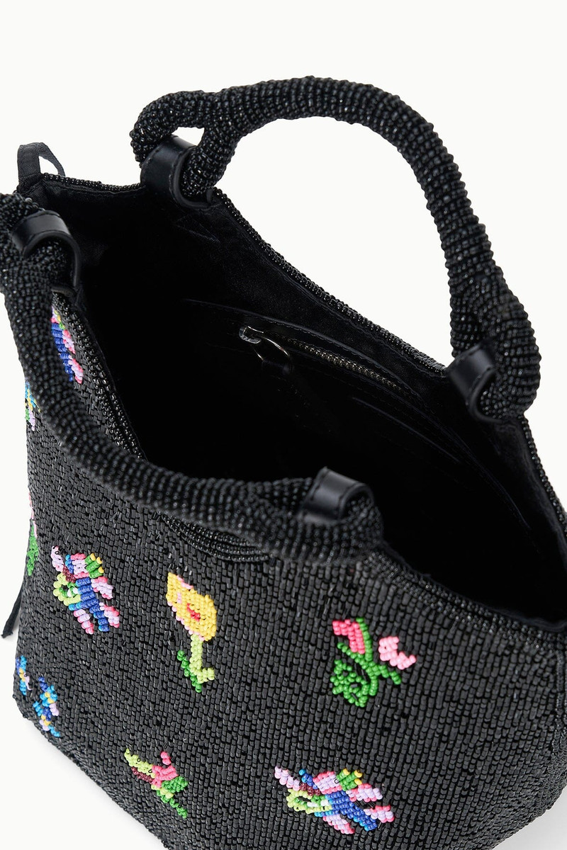 STAUD BEADED COTE BAG FIRST BLOOM NIGHT 4