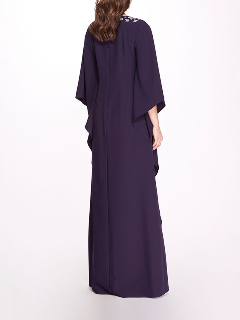 Marchesa CRYSTAL EMBELLISHED KAFTAN outlook