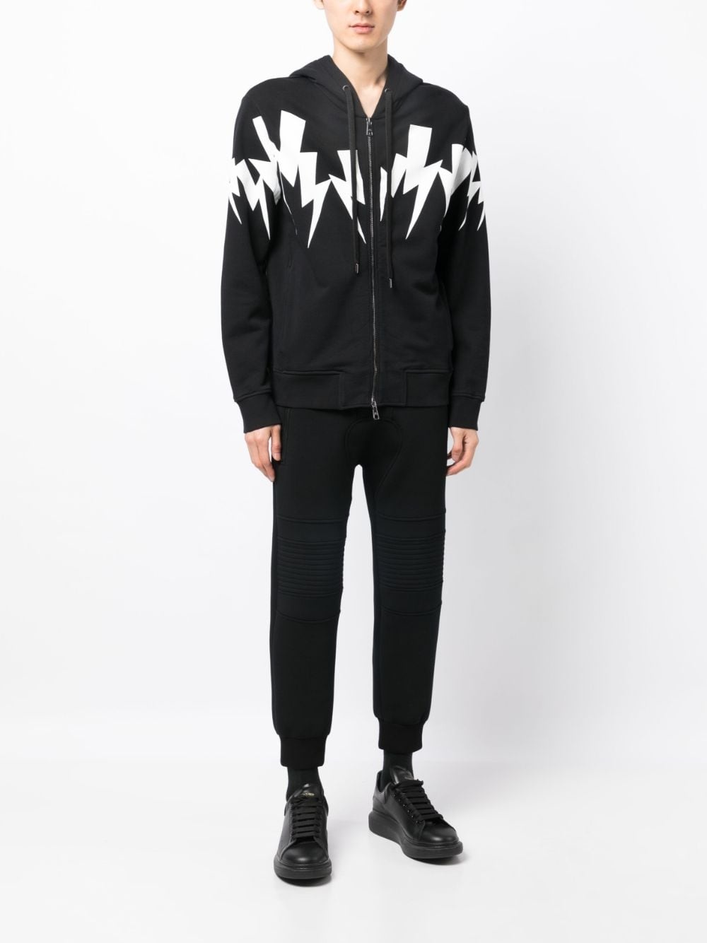 low-rise elasticated track pants - 2