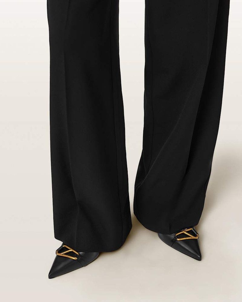 ALLSAINTS HERA LEATHER SLINGBACK SHOES outlook