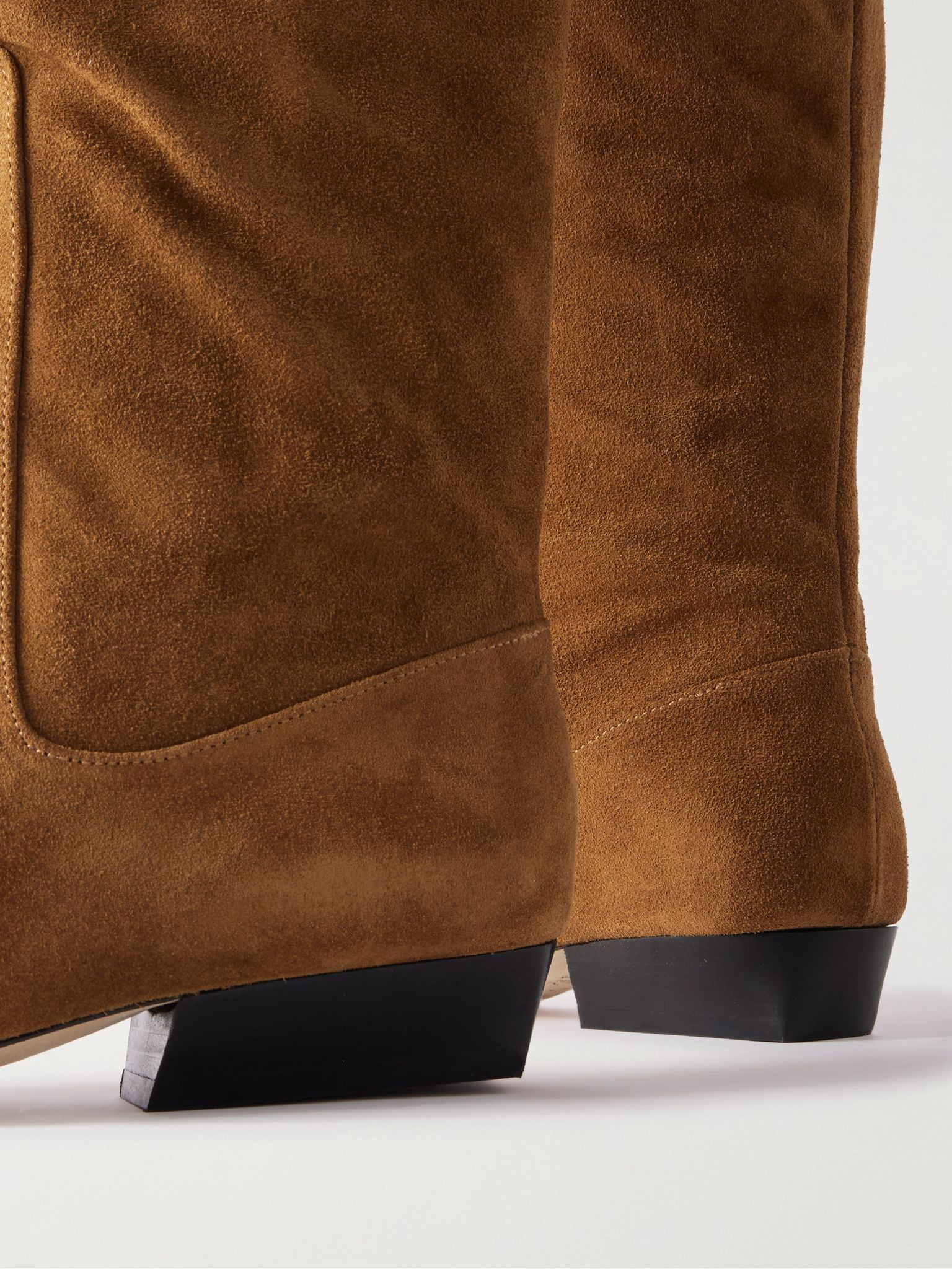 Wally suede knee boots Tan - 4