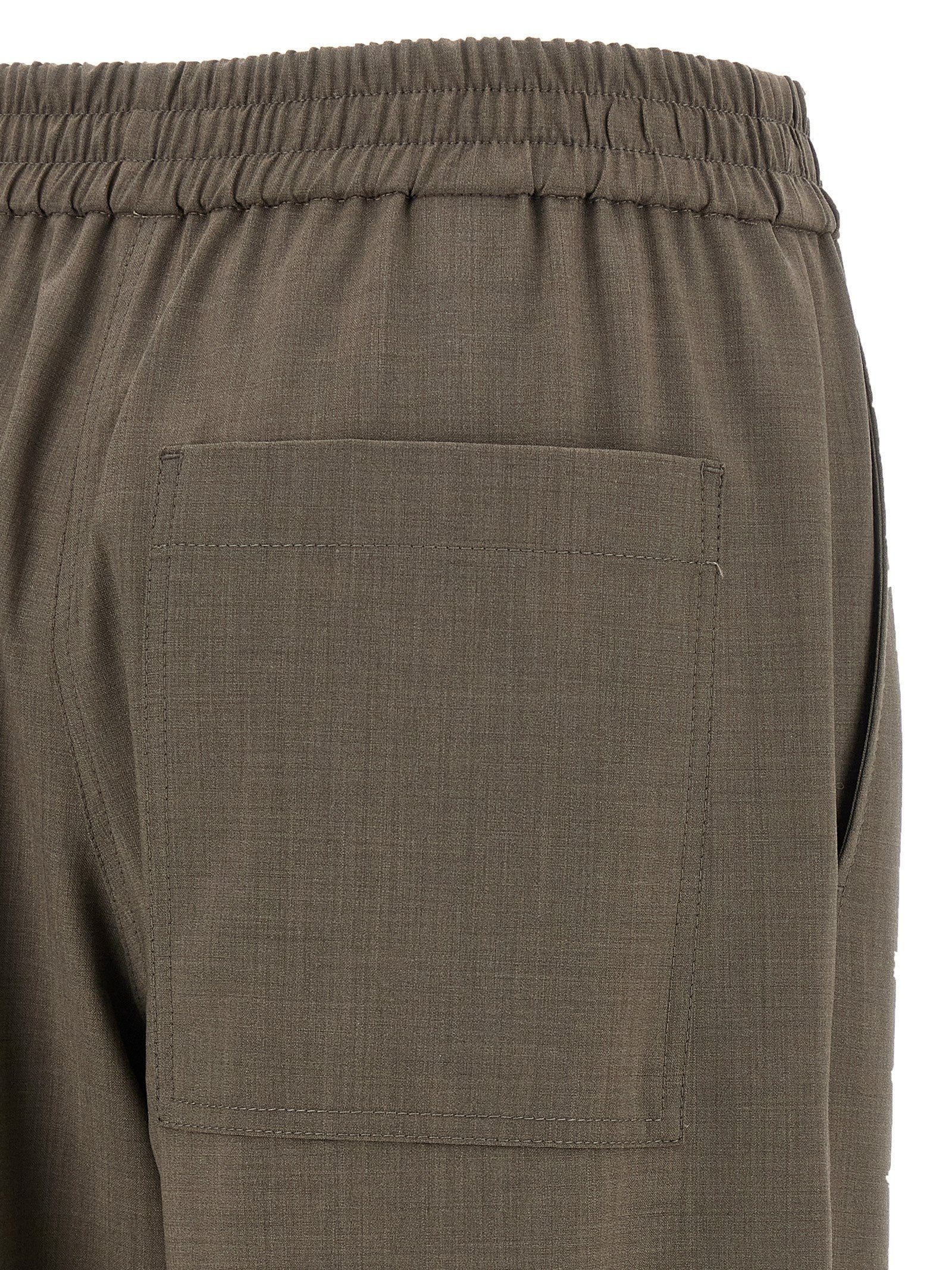 Wool Pants Gray - 4