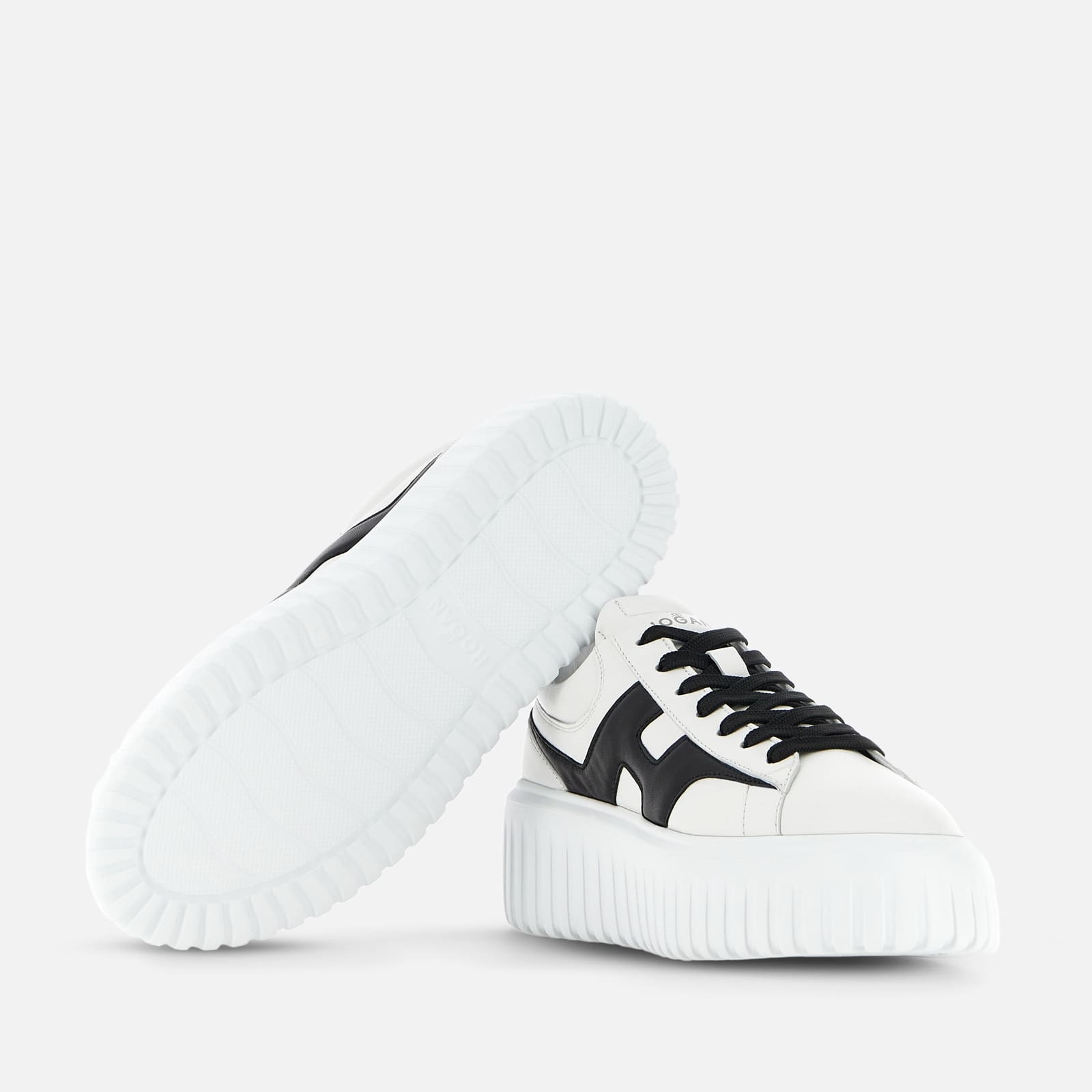 Sneakers Hogan H-Stripes Black White - 4