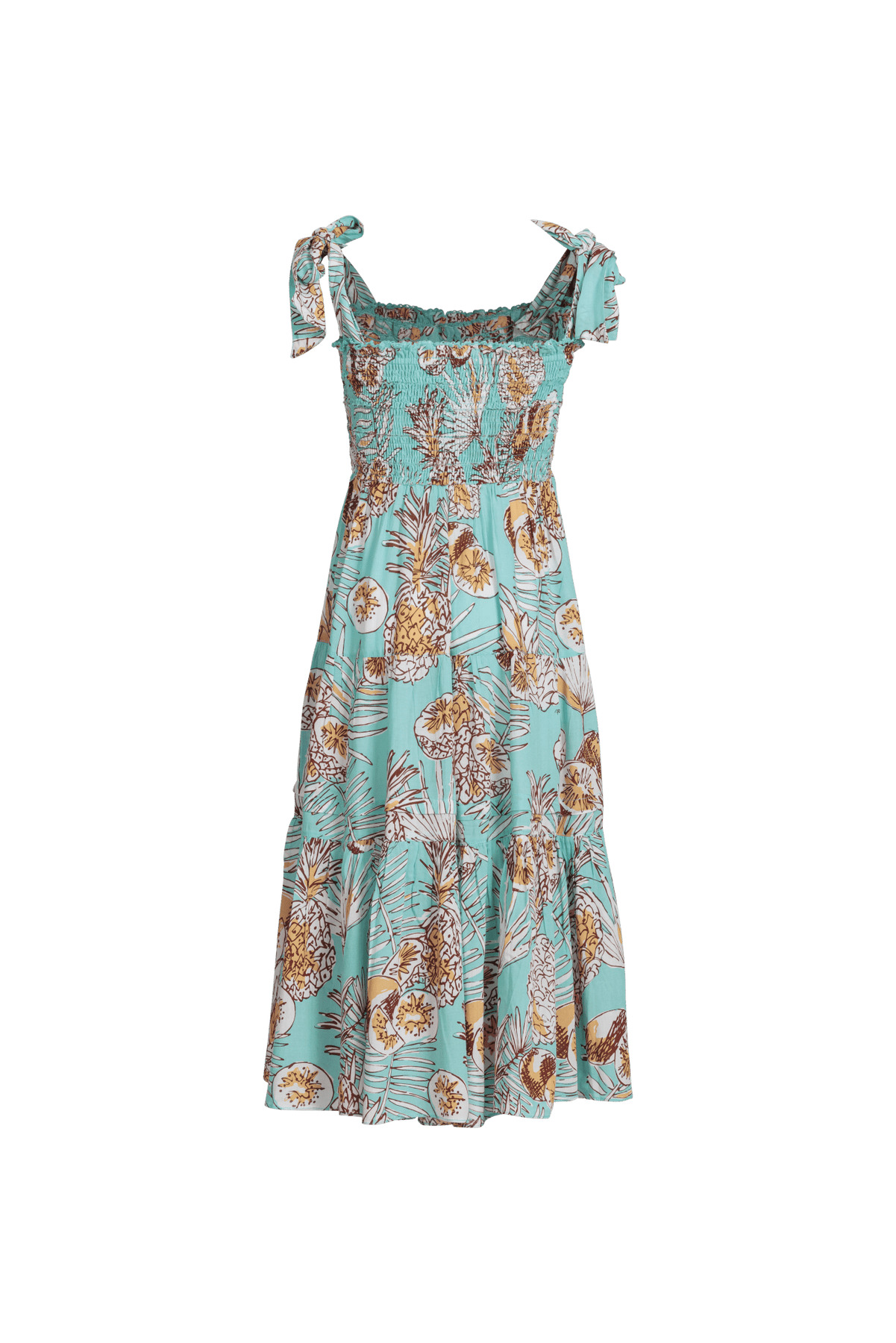 Long Dress Triny for girls - Mint Karibia - 2