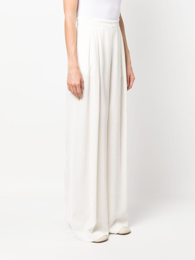 pleated wide-leg trousers 3