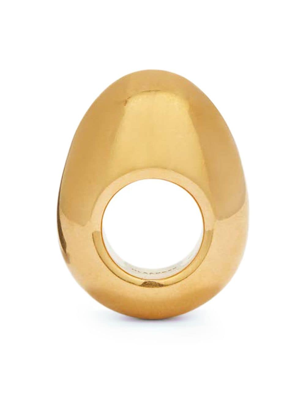 polished oval-body ring - 1