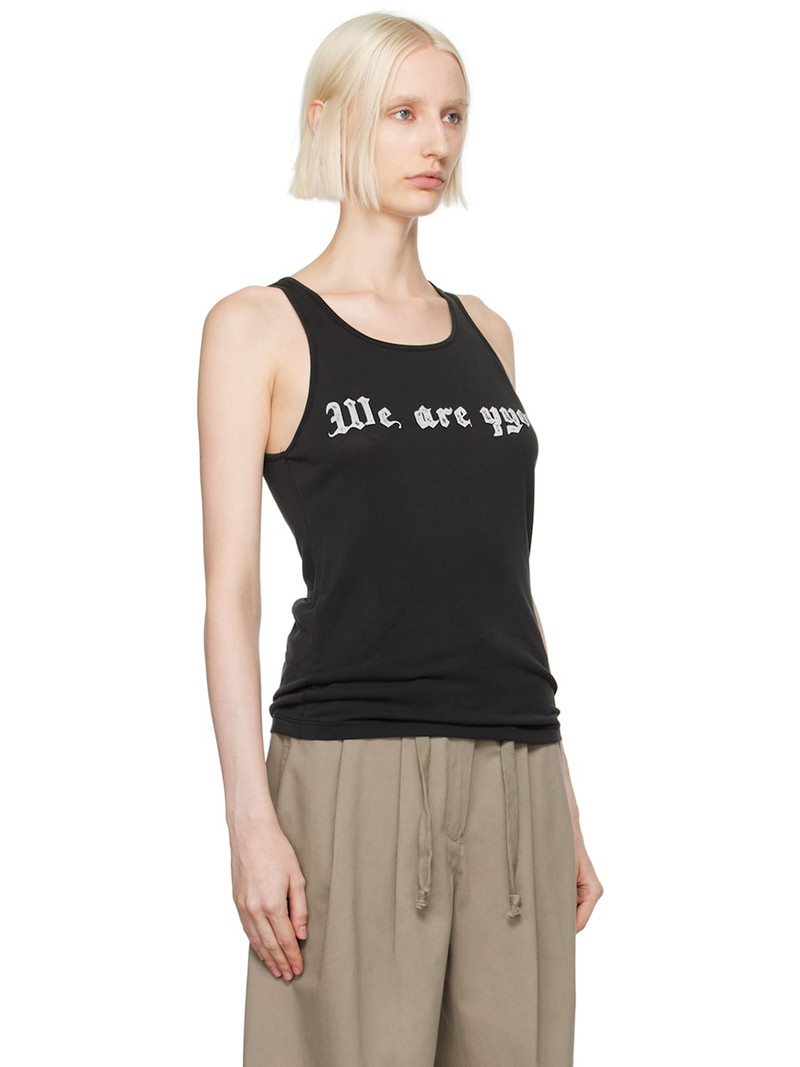 OPEN YY Black 'We Are YYou' Tank Top outlook