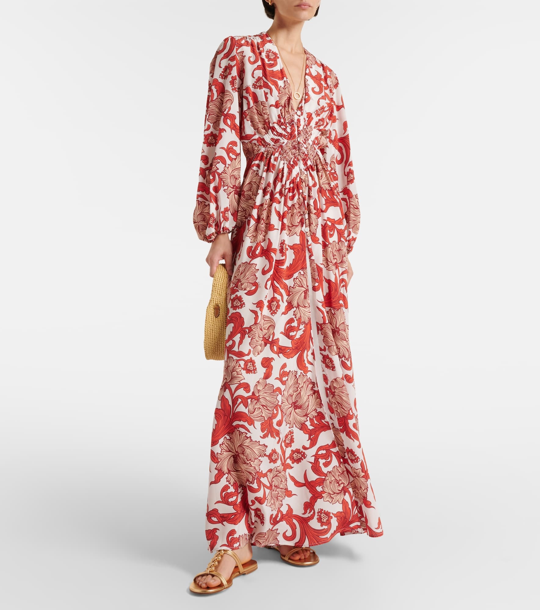 Camerino silk crêpe de chine maxi dress - 2