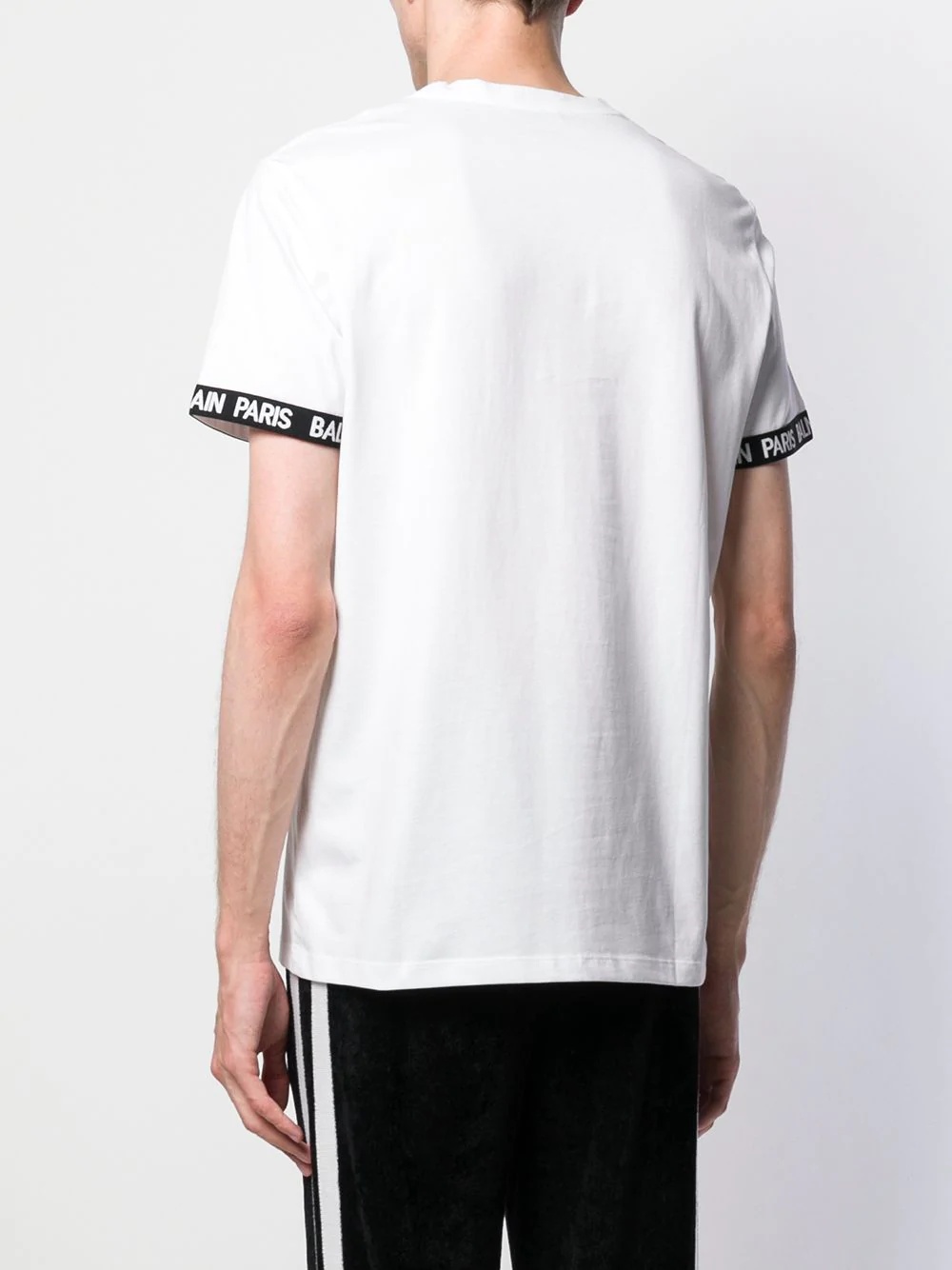 logo trim T-shirt - 4