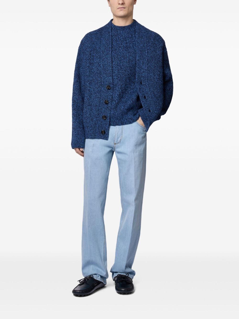pressed-crease jeans - 2