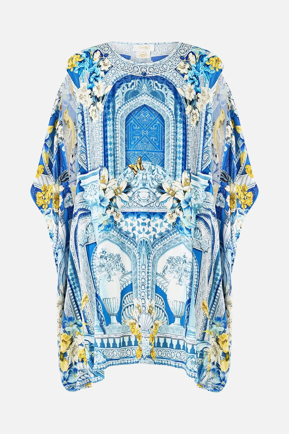 DRAPED SPLIT SLEEVE TOP - 1