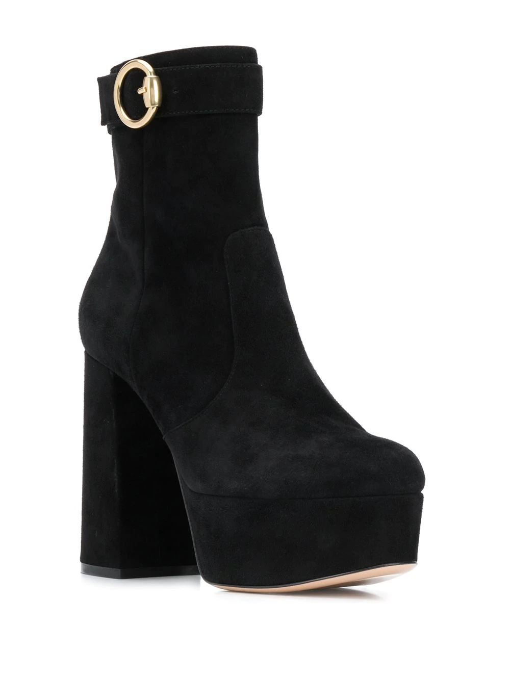 buckled chunky-heel ankle boots - 2