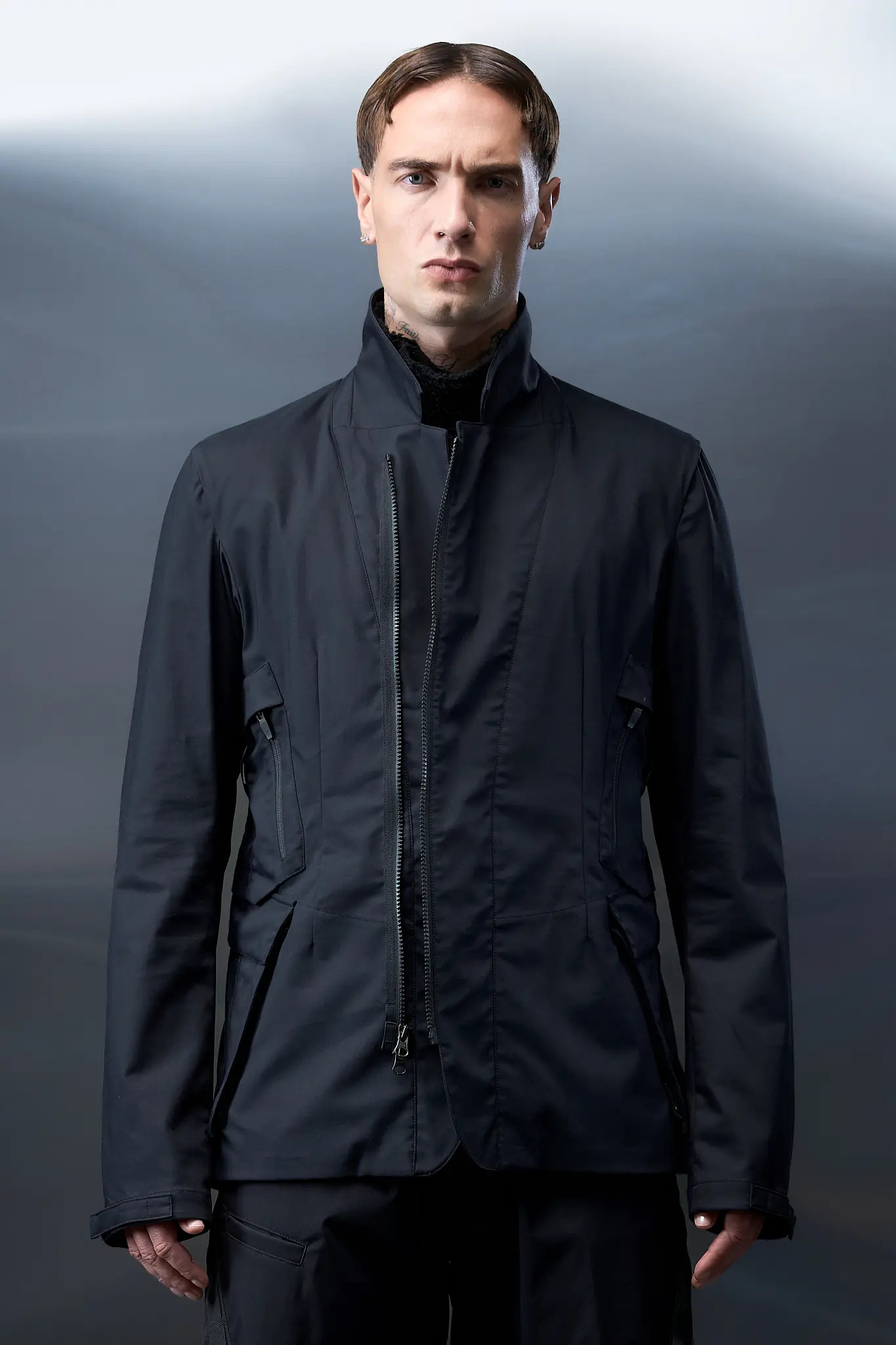 J29-CH Micro Twill Blazer Black - 14