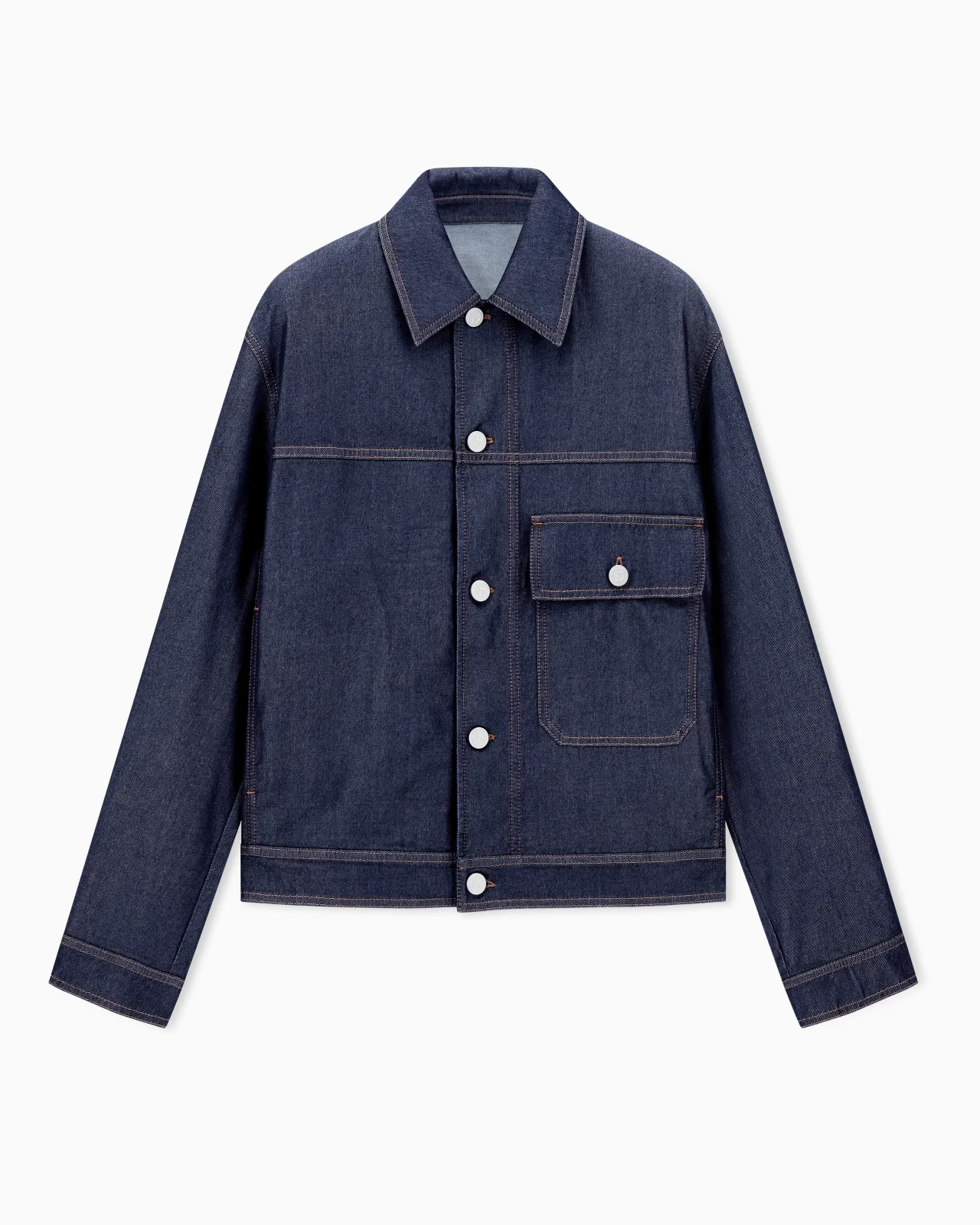 COTTON AND SILK DENIM BLOUSON DENIM COLLECTION - 1