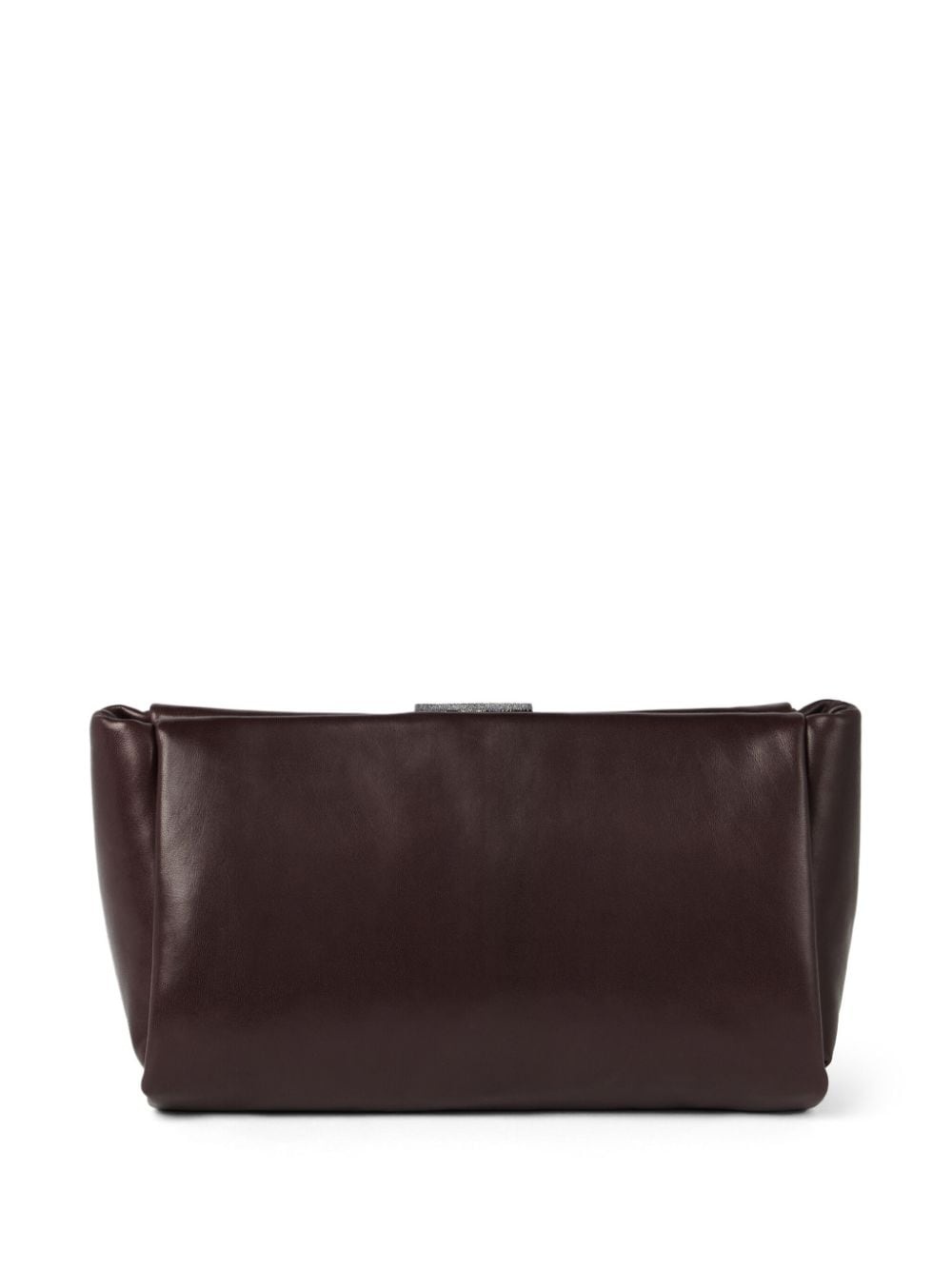 leather clutch bag - 3