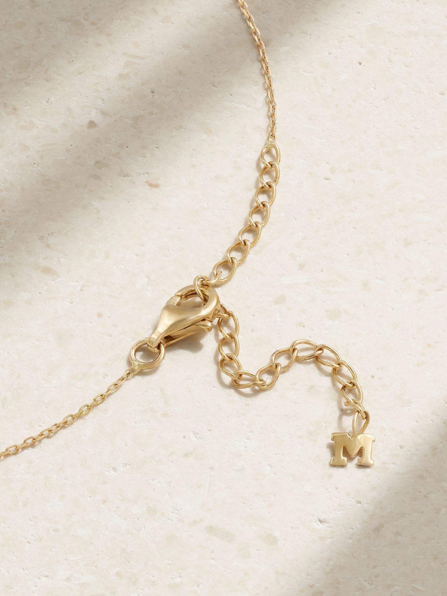 14-karat gold, turquoise and diamond necklace Turquoise - 3
