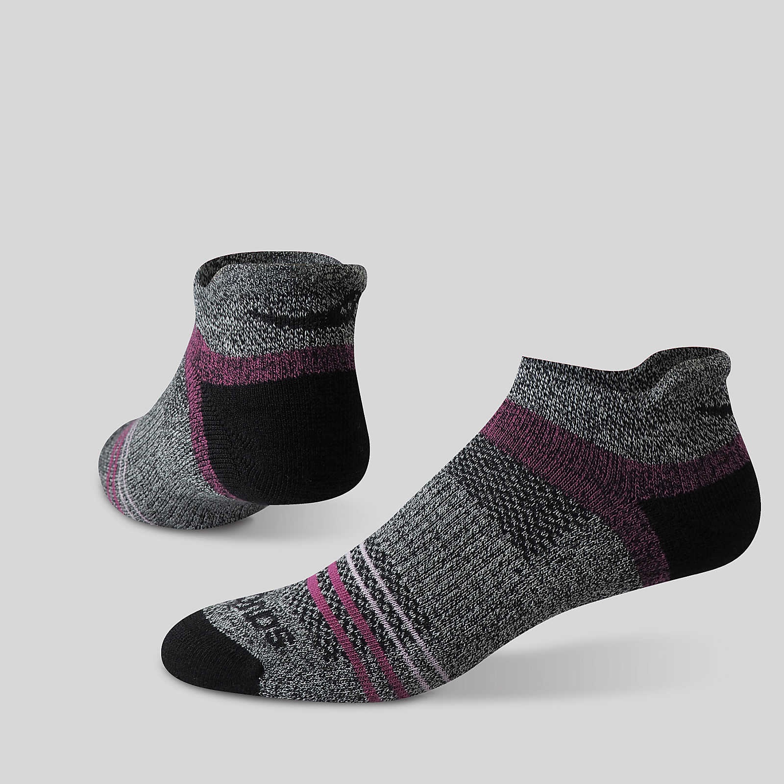 Inferno Merino Wool Blend No Show 3-Pack Sock - 4