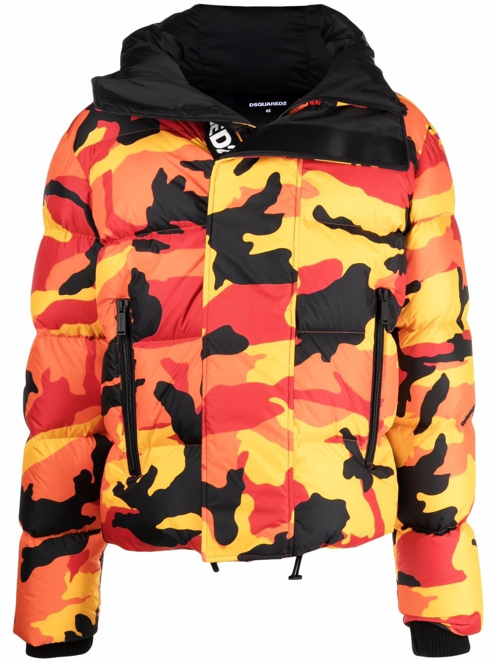 camouflage-print puffer coat - 1