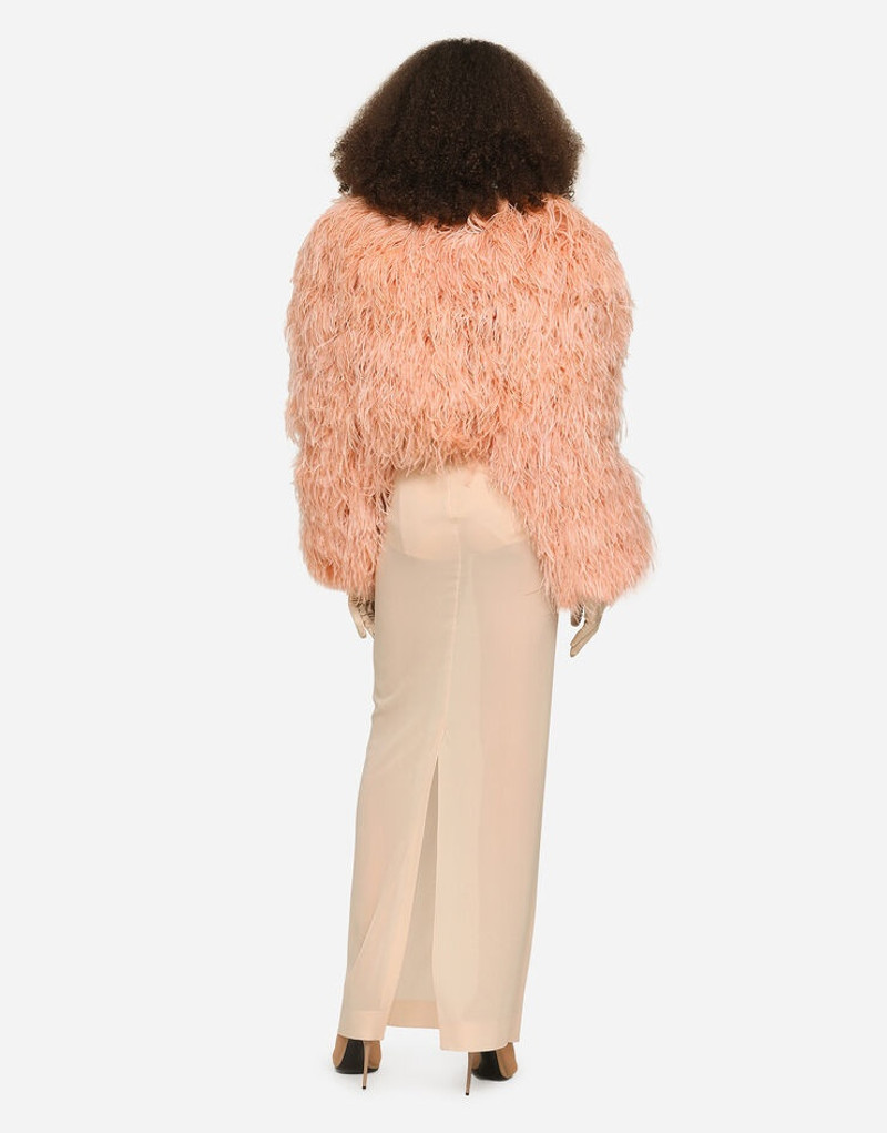 Ostrich feather bolero jacket 3