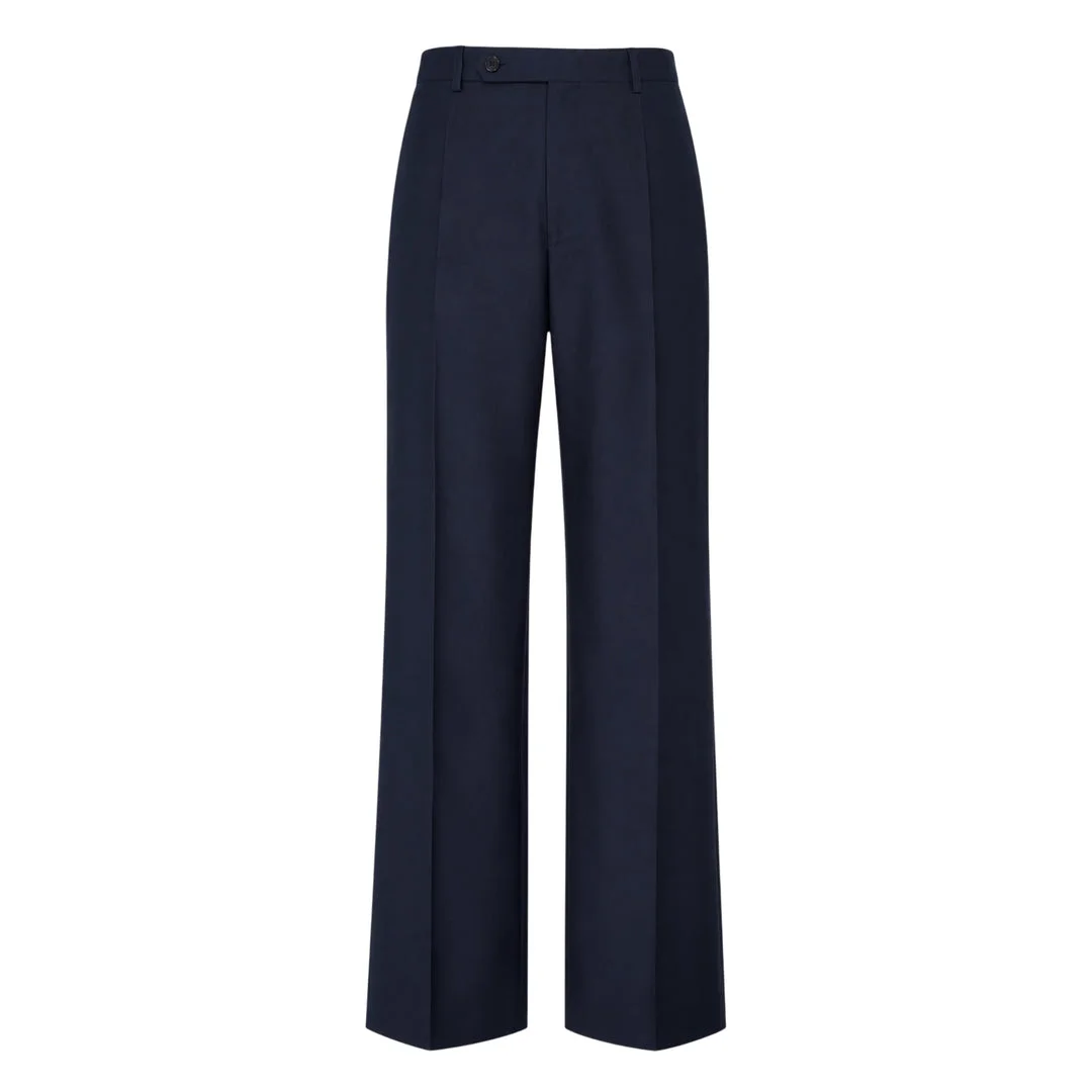Fil-a-Fil Wide Leg Trousers - 1