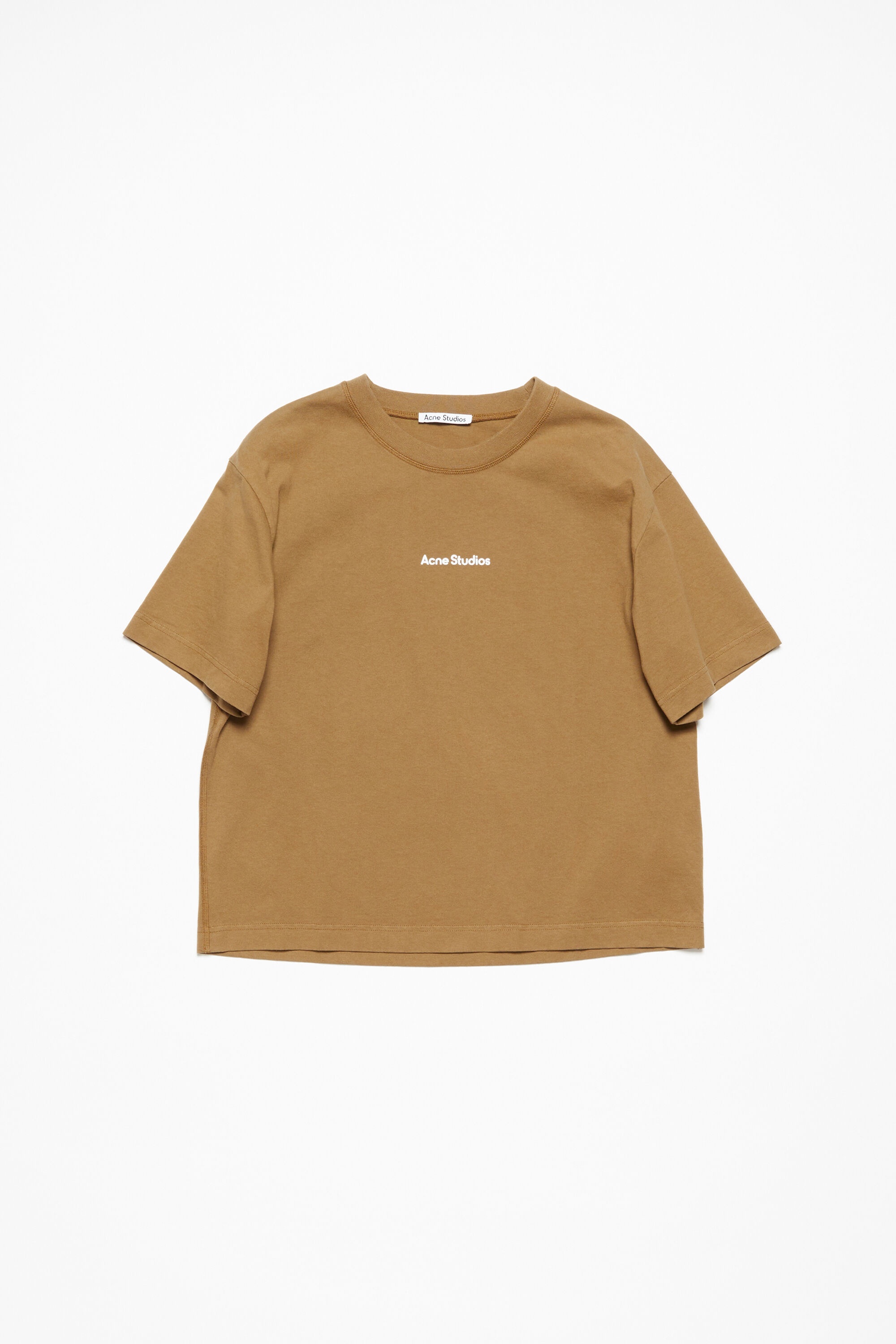 T-shirt stamp logo - Mud beige - 1