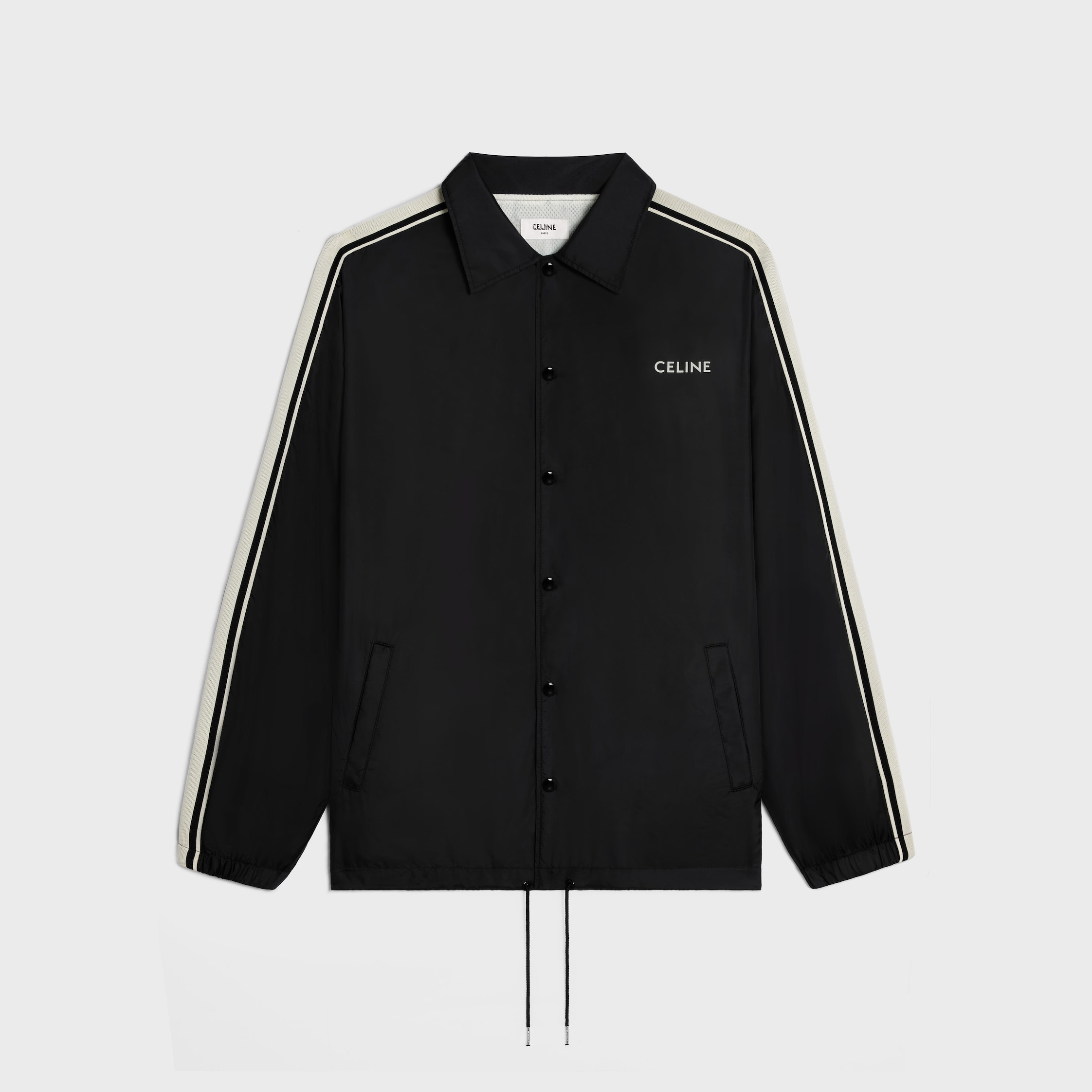 celine coach jacket in nylon - 1